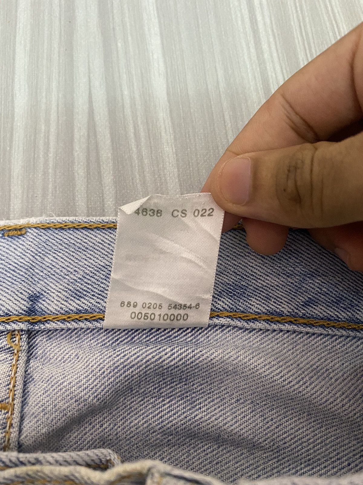 Kapital VINTAGE LEVI’S 80s 501 XX DIRTY DENIM JEANS Size US 31 - 13 Thumbnail
