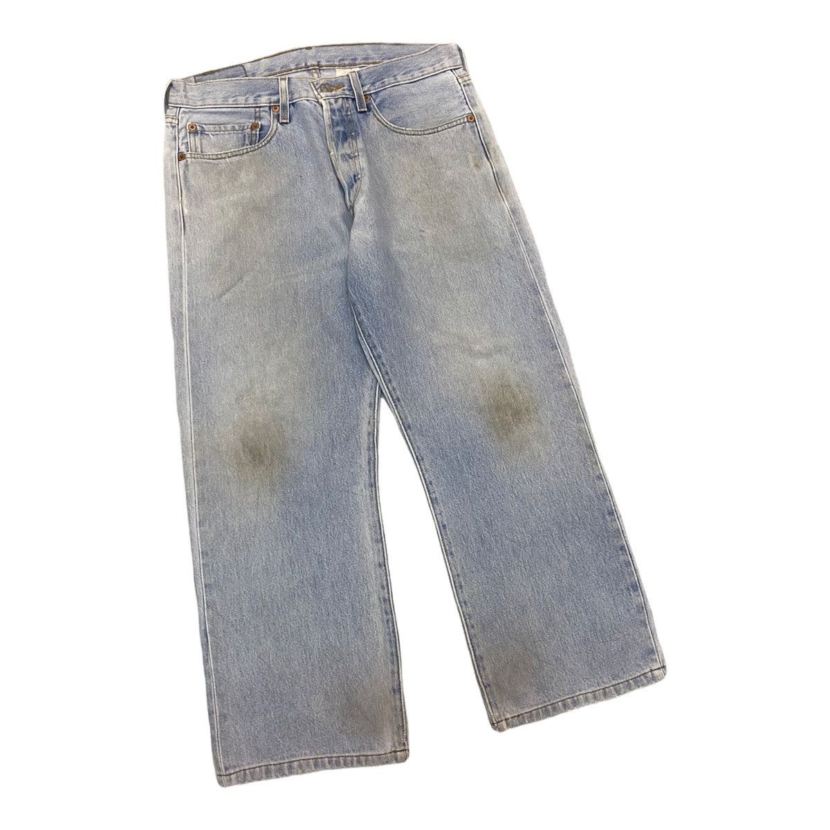 Kapital VINTAGE LEVI’S 80s 501 XX DIRTY DENIM JEANS Size US 31 - 4 Thumbnail