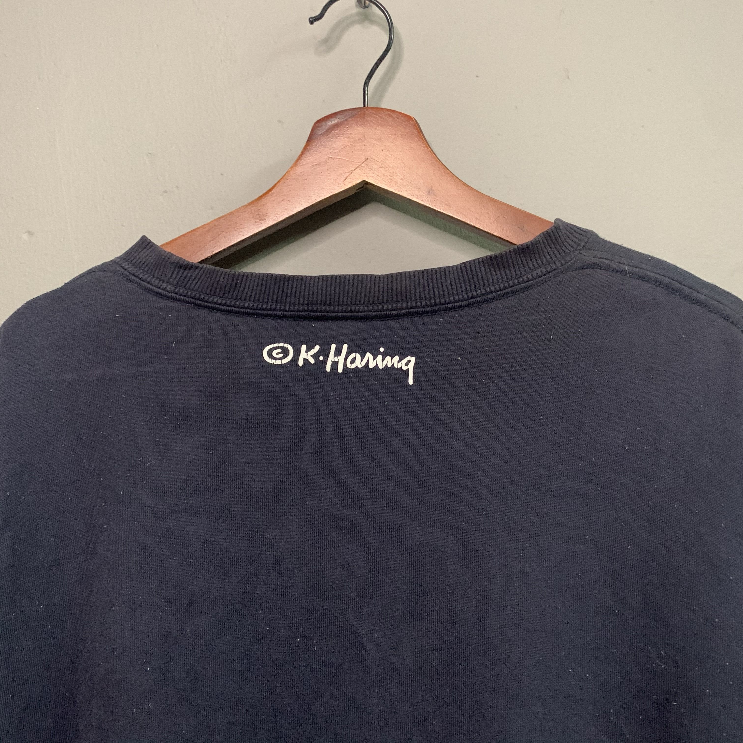 Keith Haring Vintage KeithHaring BigLogo Crewneck Baggy Pullover Sweater Size US XL / EU 56 / 4 - 10 Thumbnail