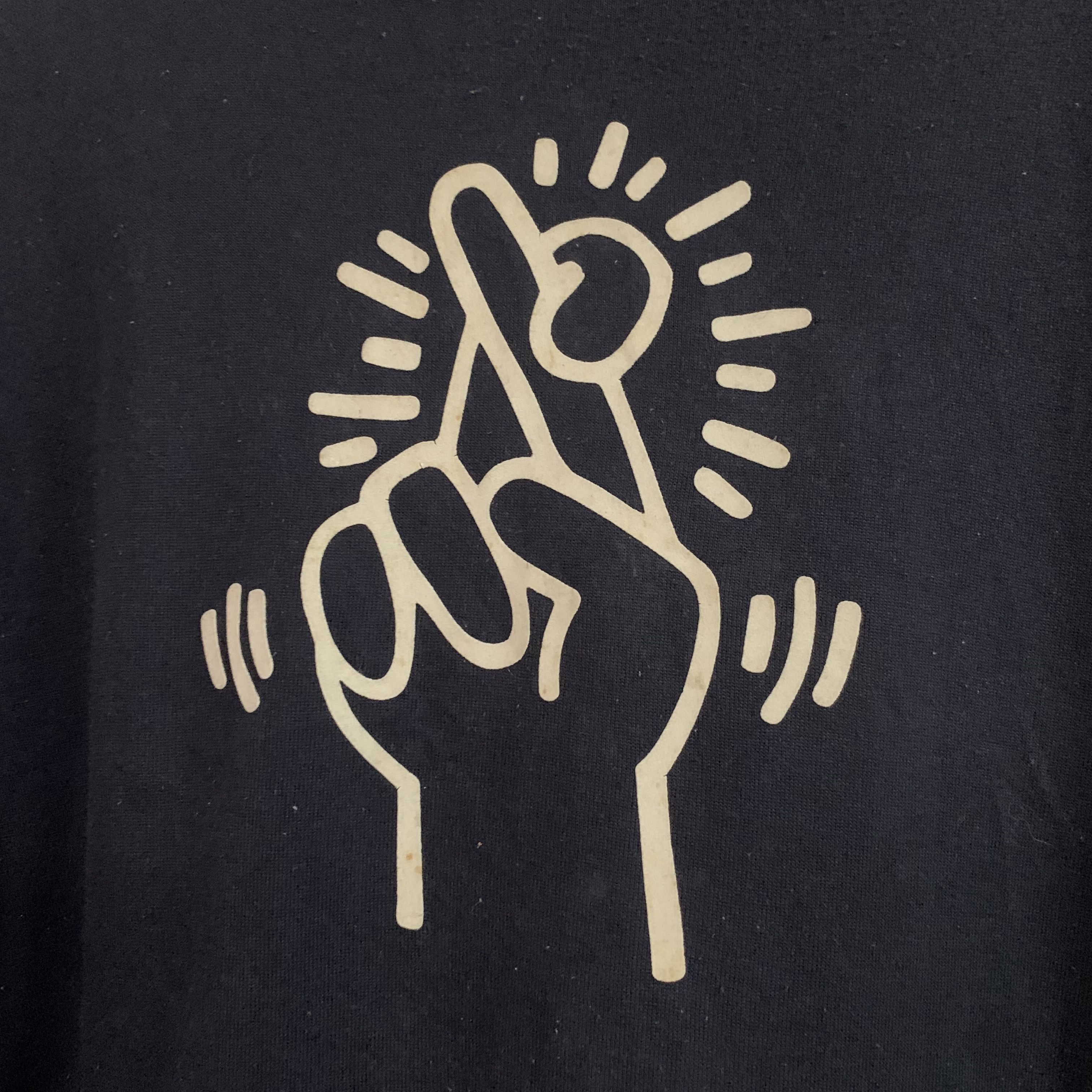 Keith Haring Vintage KeithHaring BigLogo Crewneck Baggy Pullover Sweater Size US XL / EU 56 / 4 - 3 Thumbnail