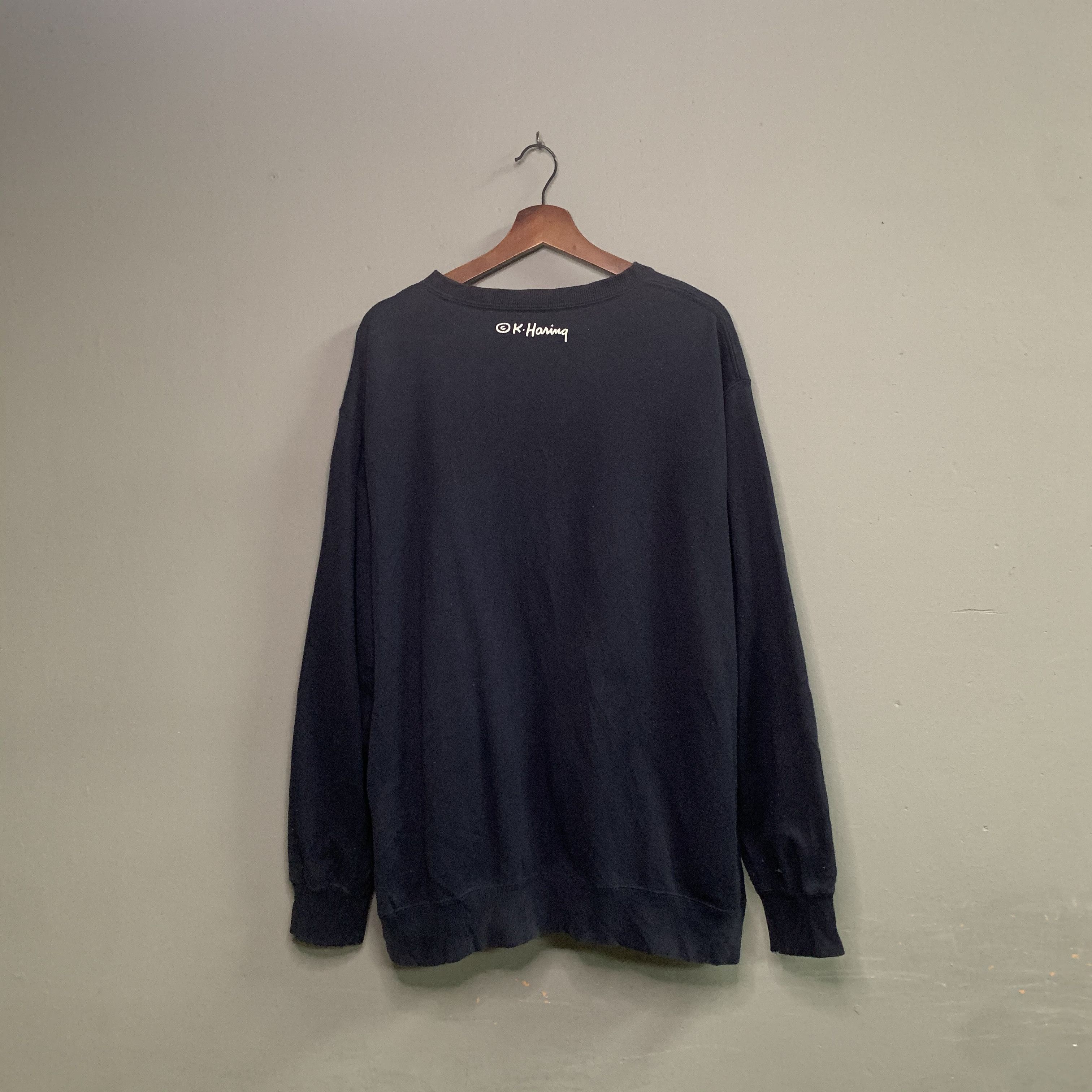 Keith Haring Vintage KeithHaring BigLogo Crewneck Baggy Pullover Sweater Size US XL / EU 56 / 4 - 9 Thumbnail