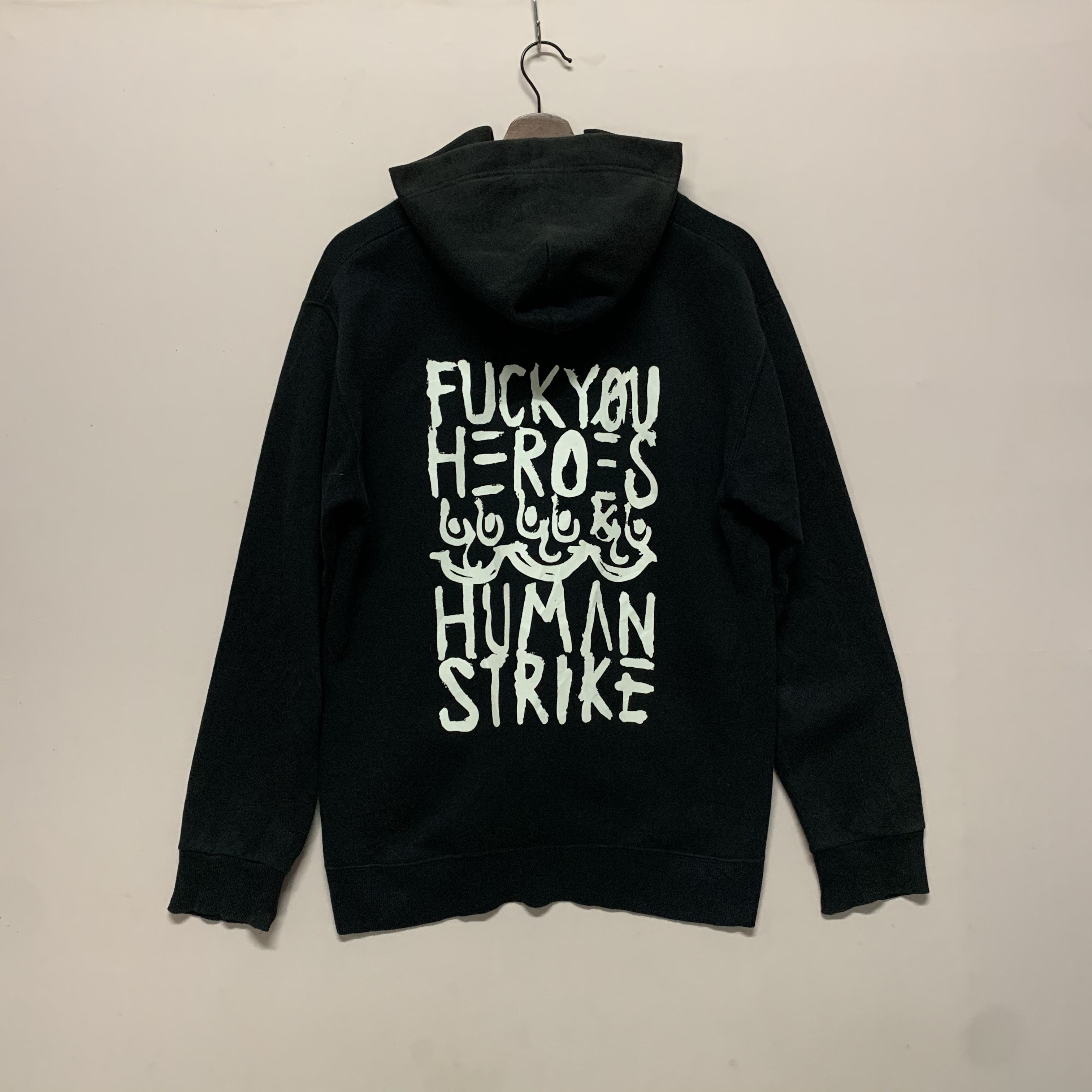 Japanese Brand FxYxH Fuck You Heroes Human Strikes Hooded Zip Ups Sweater Size US M / EU 48-50 / 2 - 1 Thumbnail