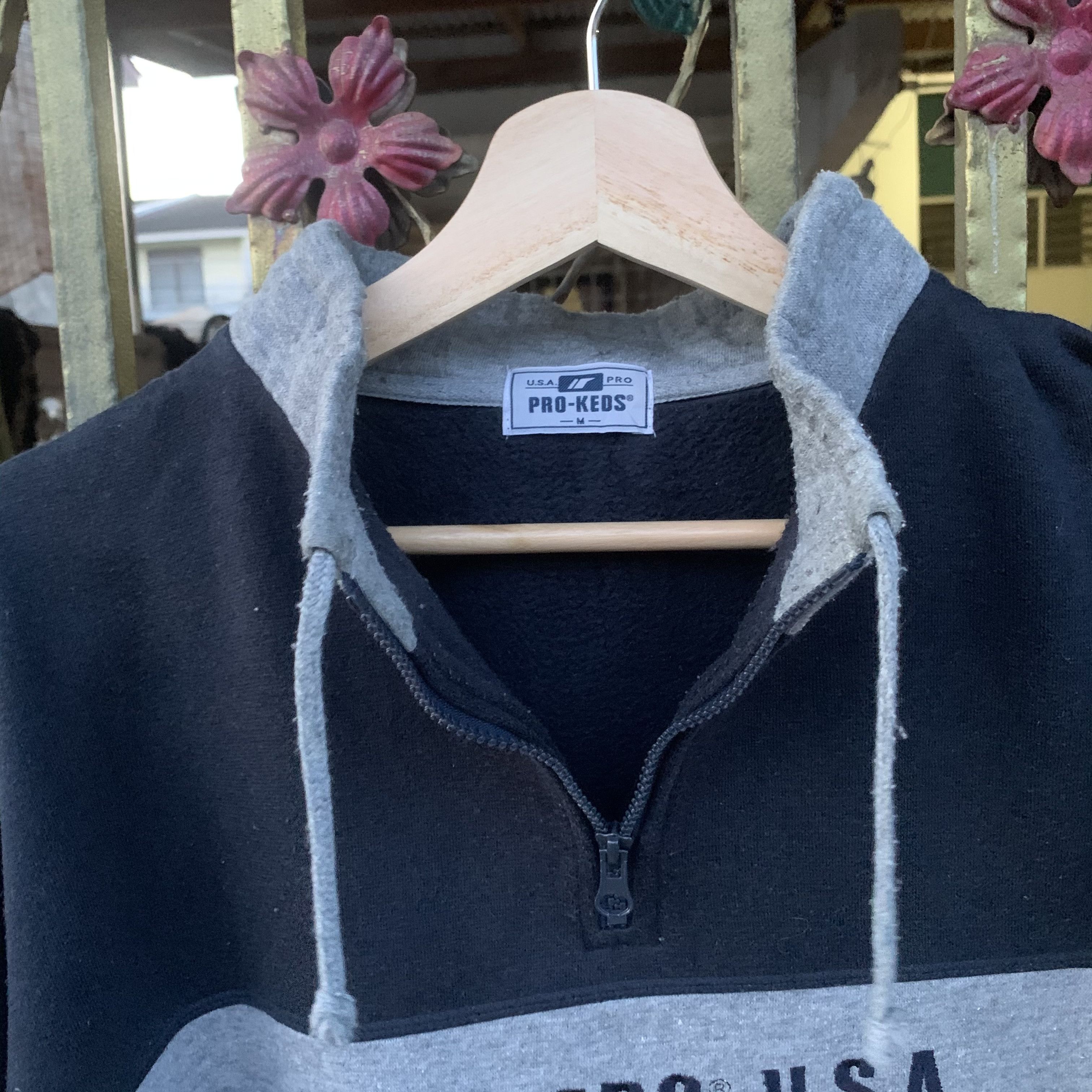 Pro-Keds Vintage Pro Keds Spell Out Quarter Zip Pullover Sweatshirts Size US M / EU 48-50 / 2 - 5 Thumbnail