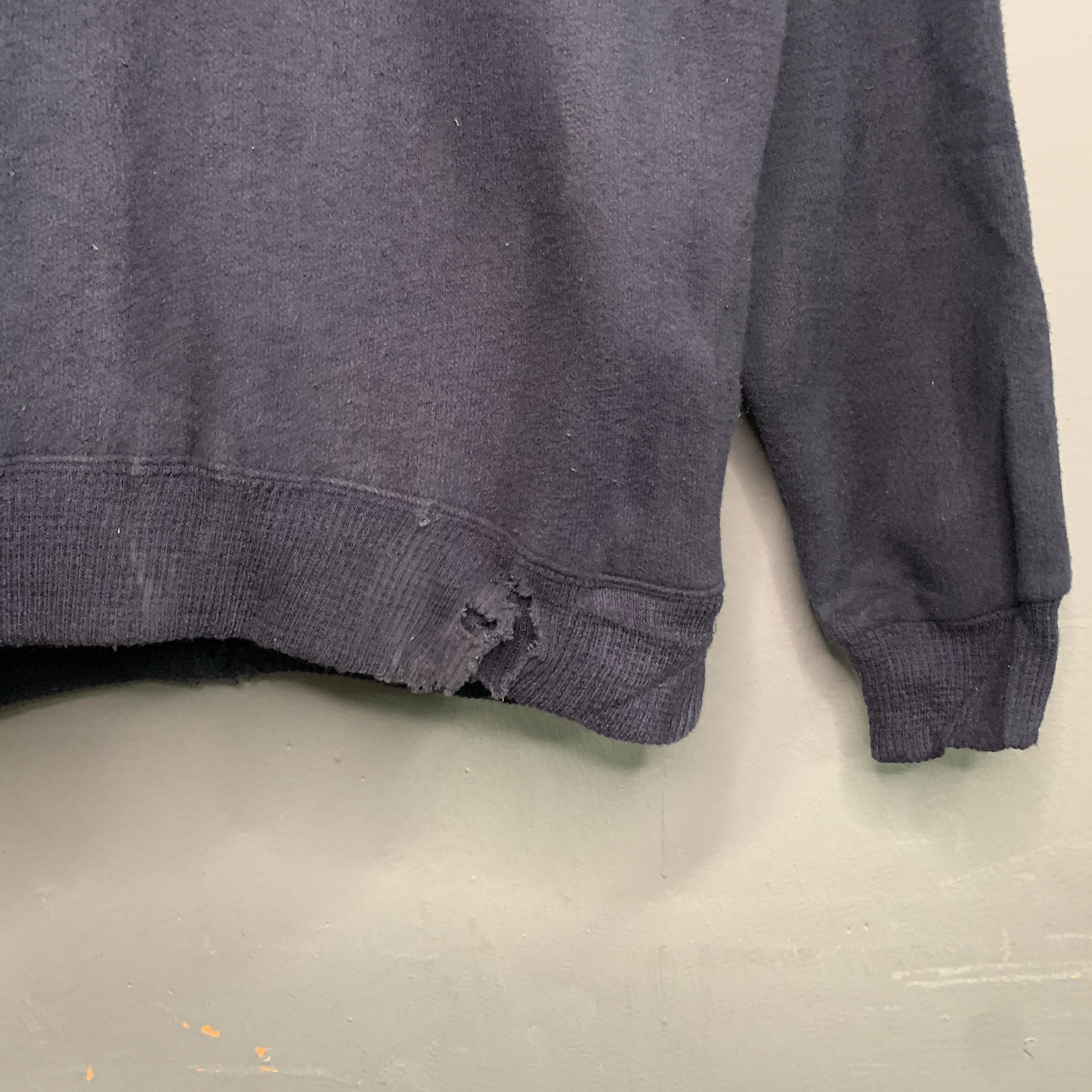 Hiroko Koshino Homme 💥DISTRESSED!! Vintage Hiroko Koshino Homme Crewneck Size US M / EU 48-50 / 2 - 4 Thumbnail