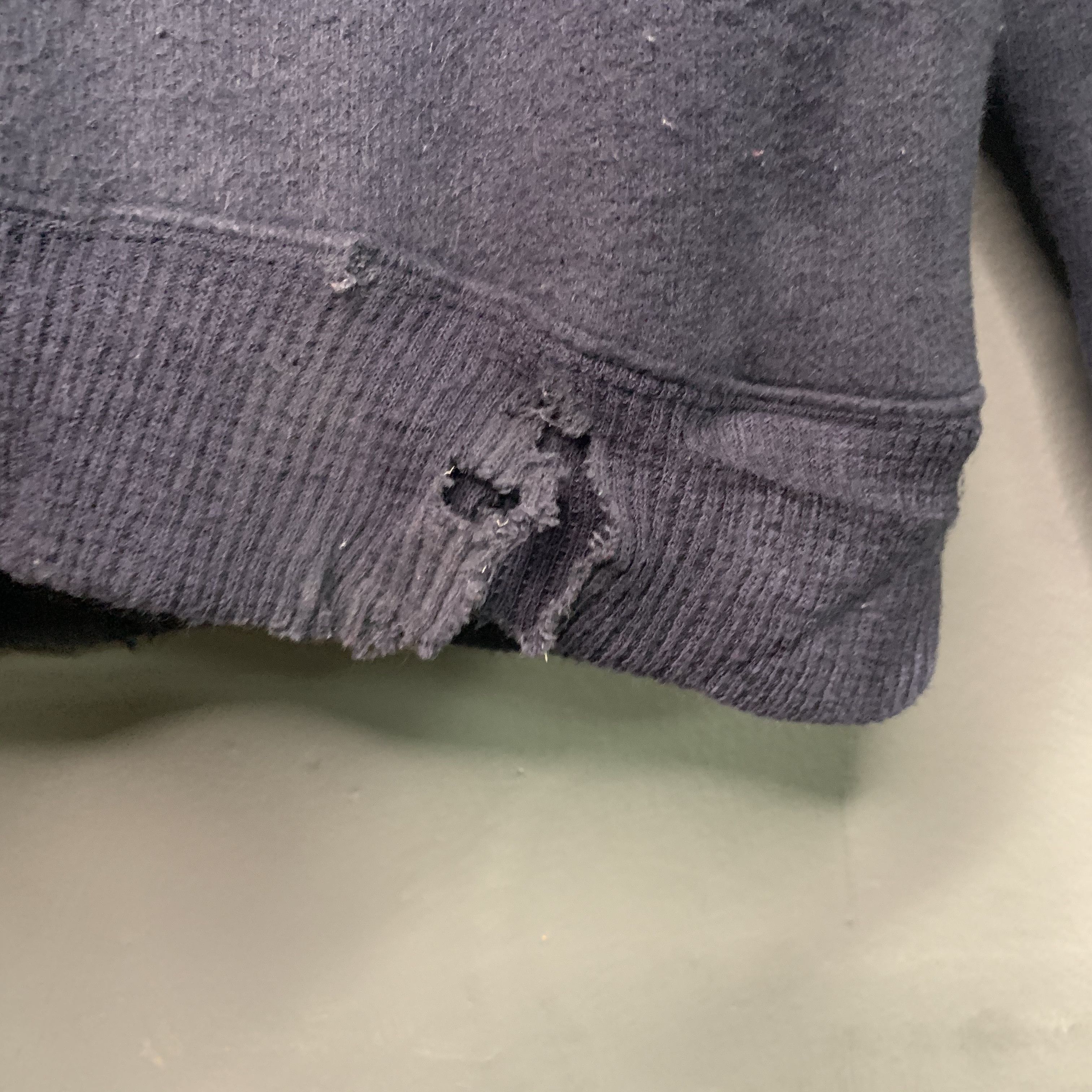 Hiroko Koshino Homme 💥DISTRESSED!! Vintage Hiroko Koshino Homme Crewneck Size US M / EU 48-50 / 2 - 5 Thumbnail