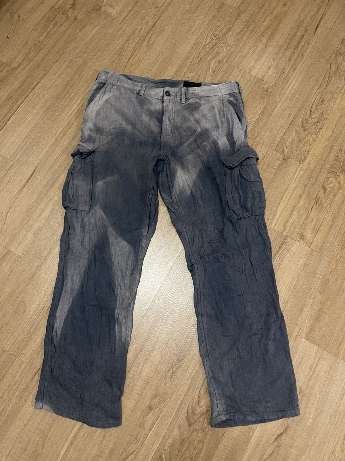 Japanese Brand QLAMB SUNFADED CARGO PANTS Size US 28 / EU 44 - 1 Thumbnail