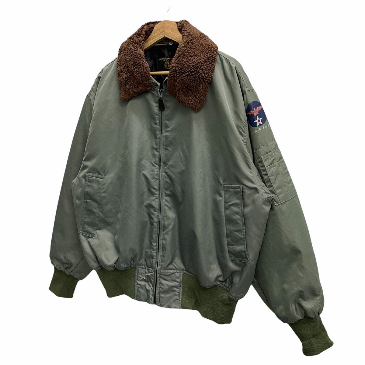 Flight Club 💥70s FLIGHT MA-1 PILOT BOMBER JACKET Size US XXL / EU 58 / 5 - 3 Thumbnail