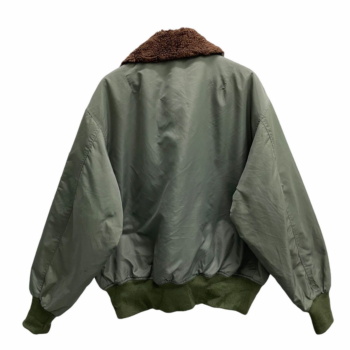 Flight Club 💥70s FLIGHT MA-1 PILOT BOMBER JACKET Size US XXL / EU 58 / 5 - 6 Thumbnail