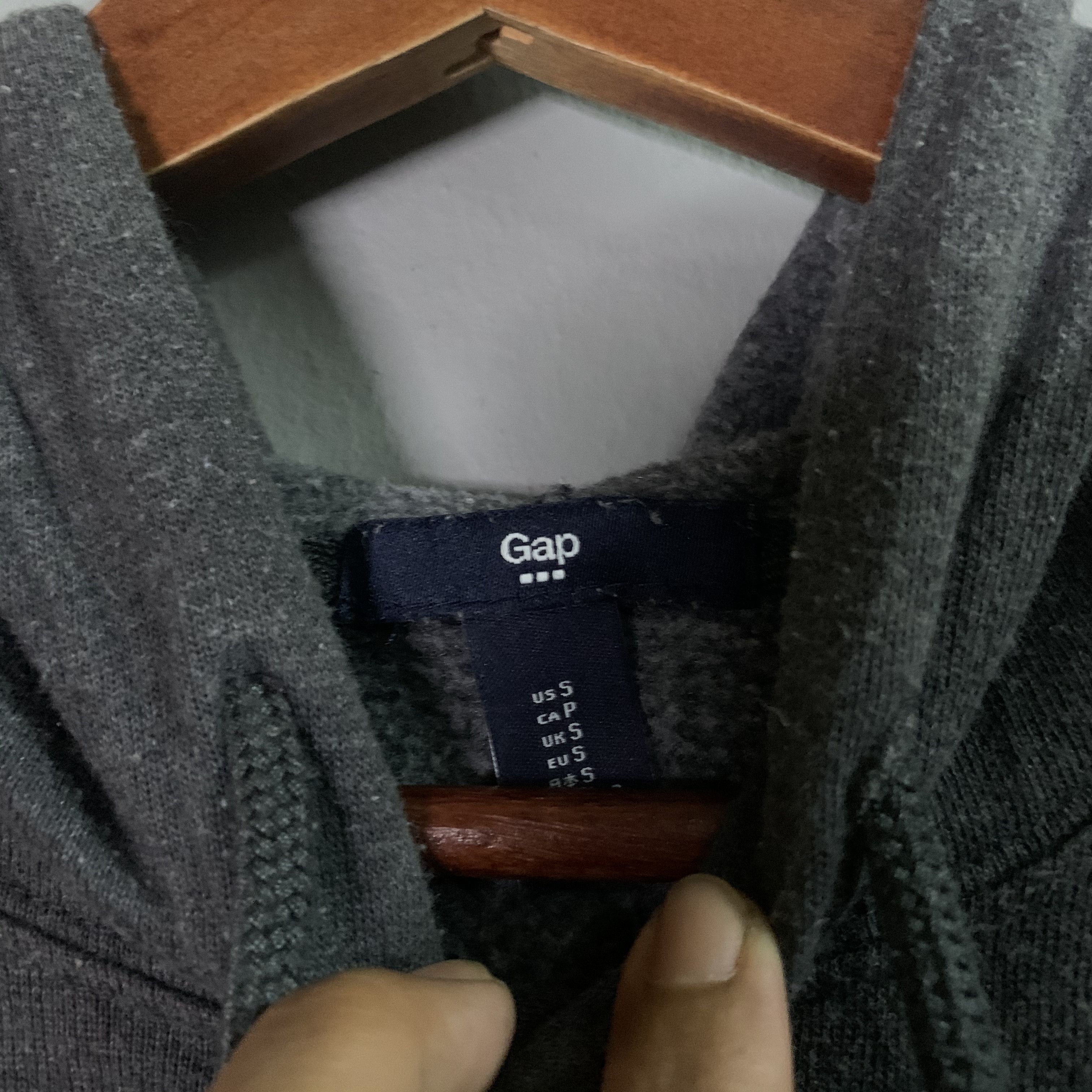 Gap Gap Brand BigLogo American Flag Inside Spell Hooded Sweater Size US M / EU 48-50 / 2 - 6 Thumbnail
