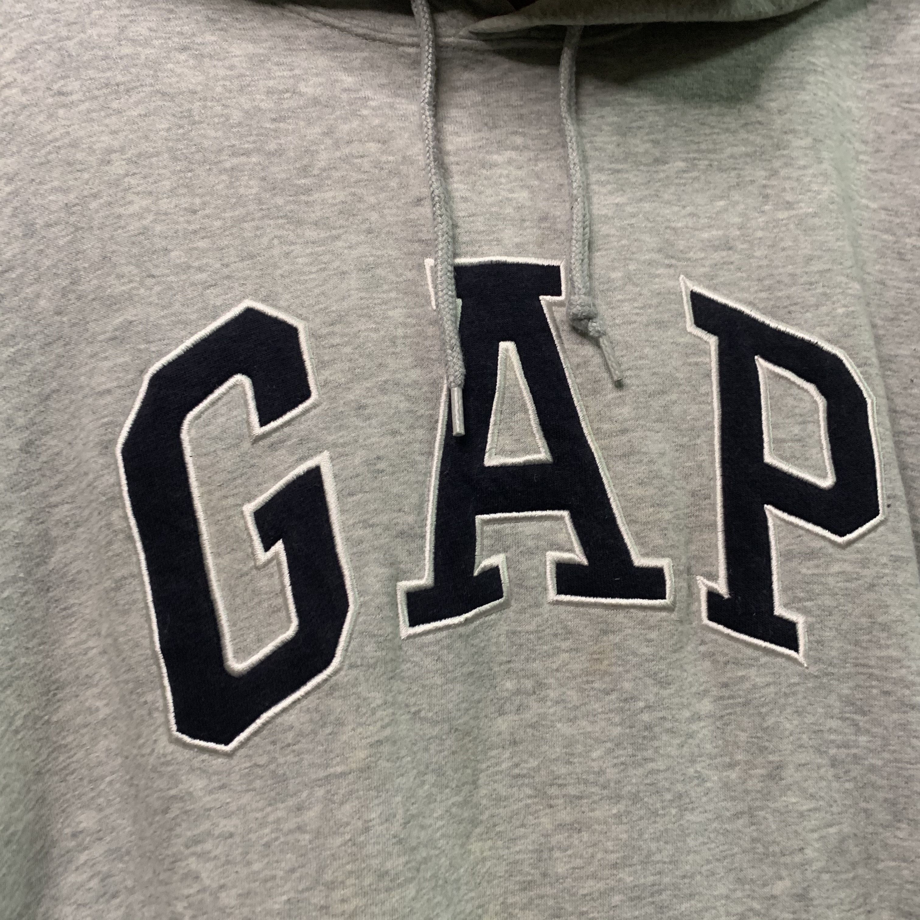 Gap × Vintage Vintage Gap Spell Out Streetwear Hooded Sweatshirt Sweater Size US M / EU 48-50 / 2 - 3 Thumbnail
