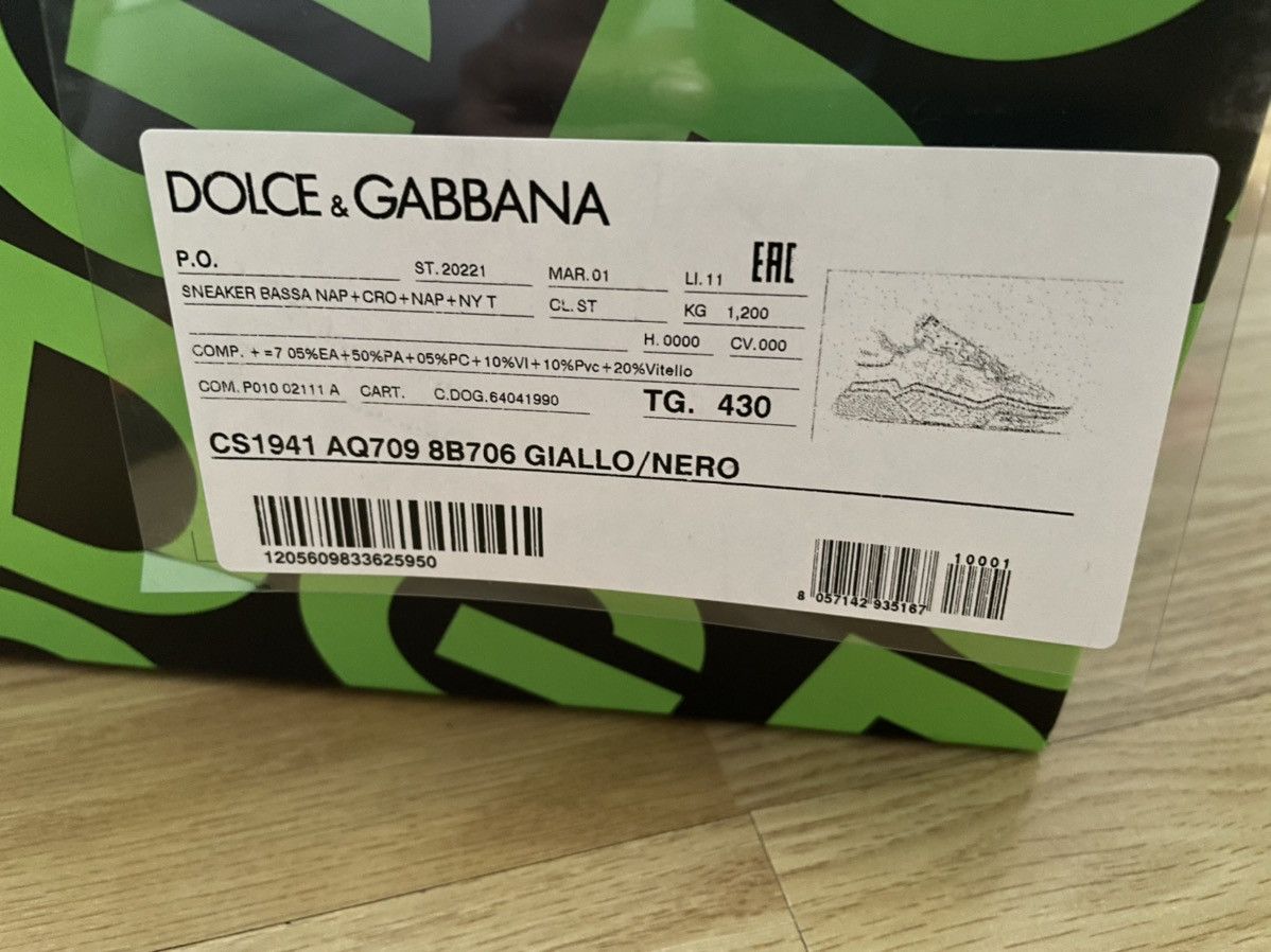 Dolce & Gabbana Dolce & Gabbana Daymaster ‘Yellow Black’ Size US 10 / EU 43 - 7 Thumbnail
