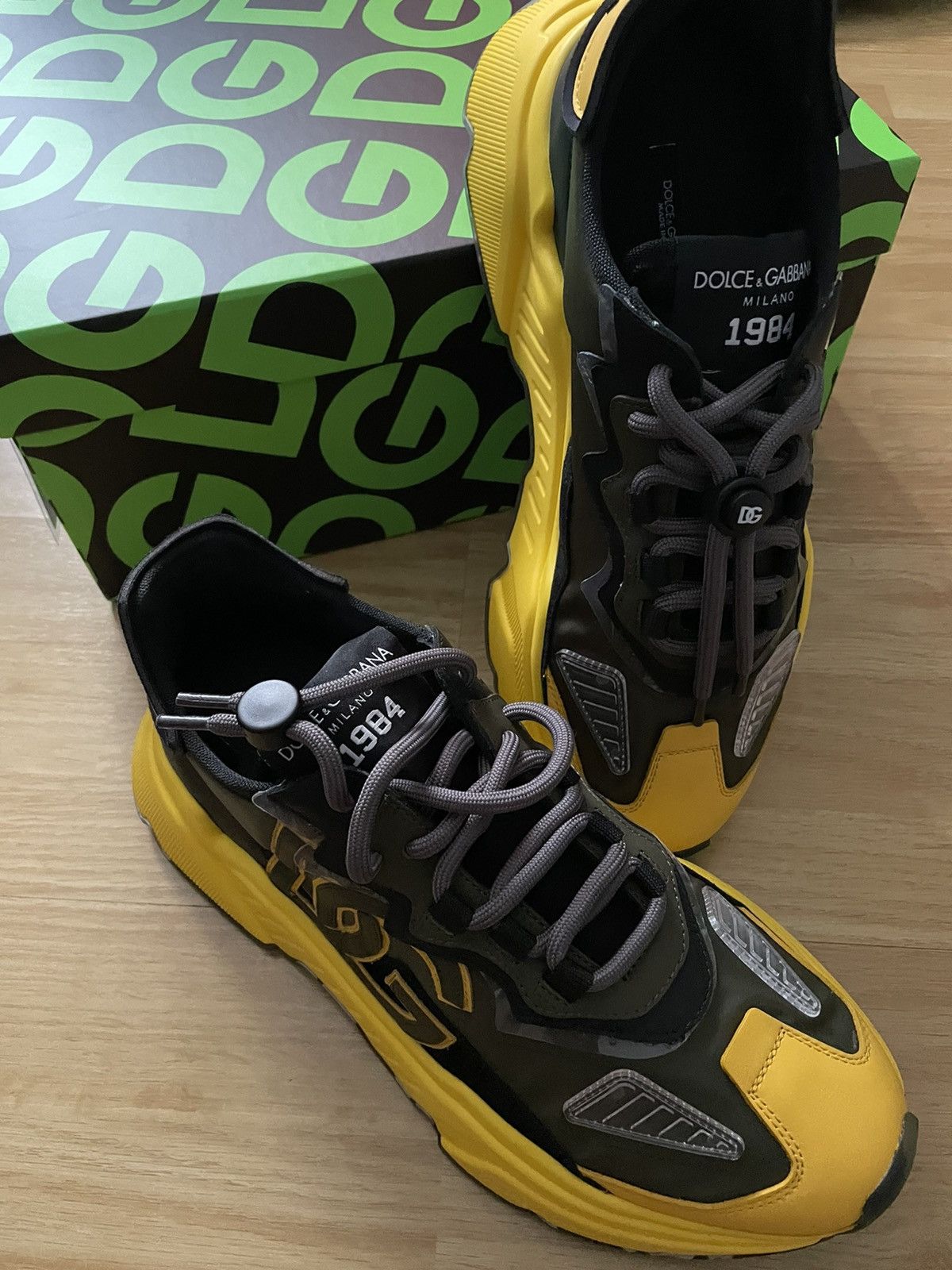 Dolce & Gabbana Dolce & Gabbana Daymaster ‘Yellow Black’ Size US 10 / EU 43 - 3 Thumbnail