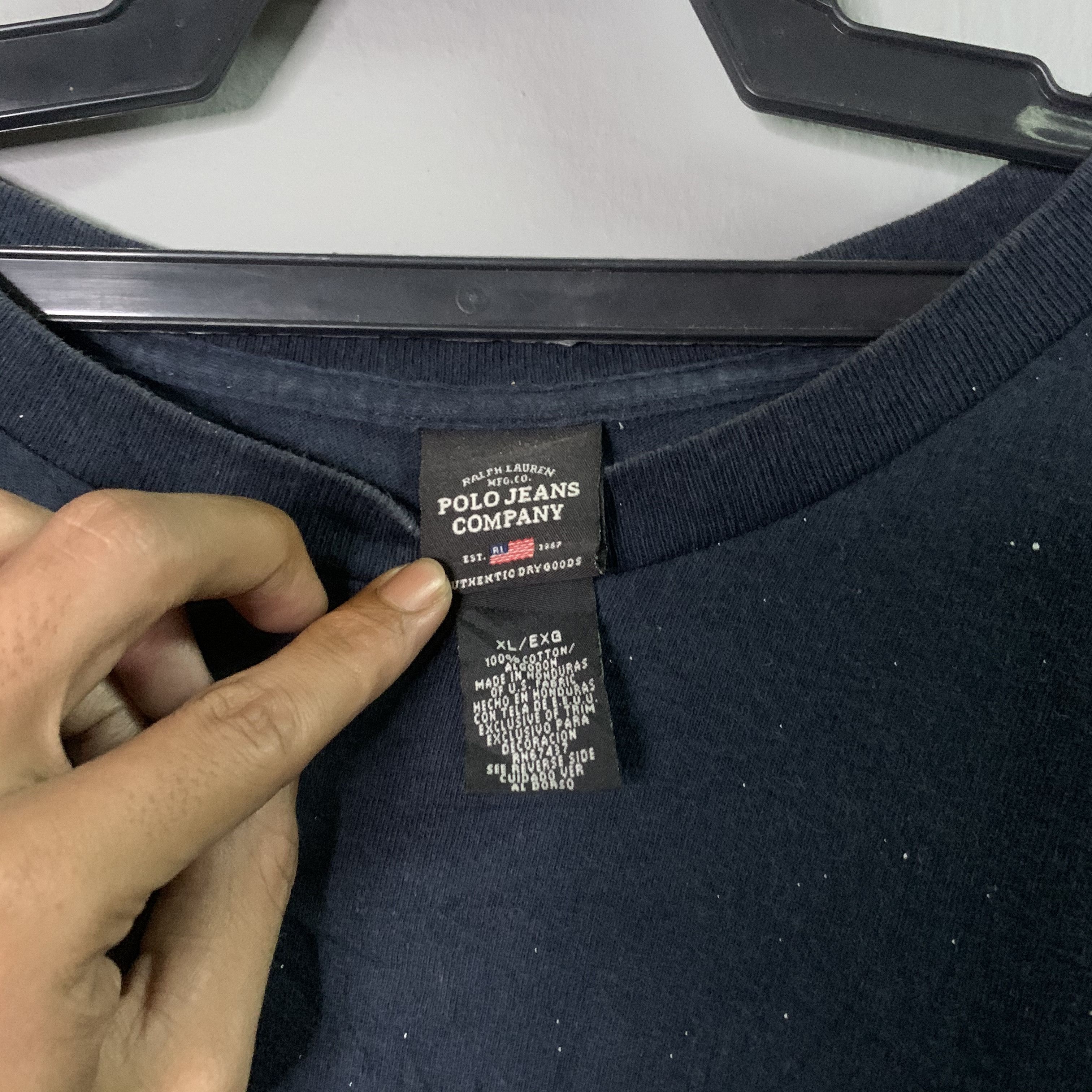 Polo Ralph Lauren Polo By Ralph Lauren Long Sleeve Faded Tshirt Large size Size US L / EU 52-54 / 3 - 6 Thumbnail