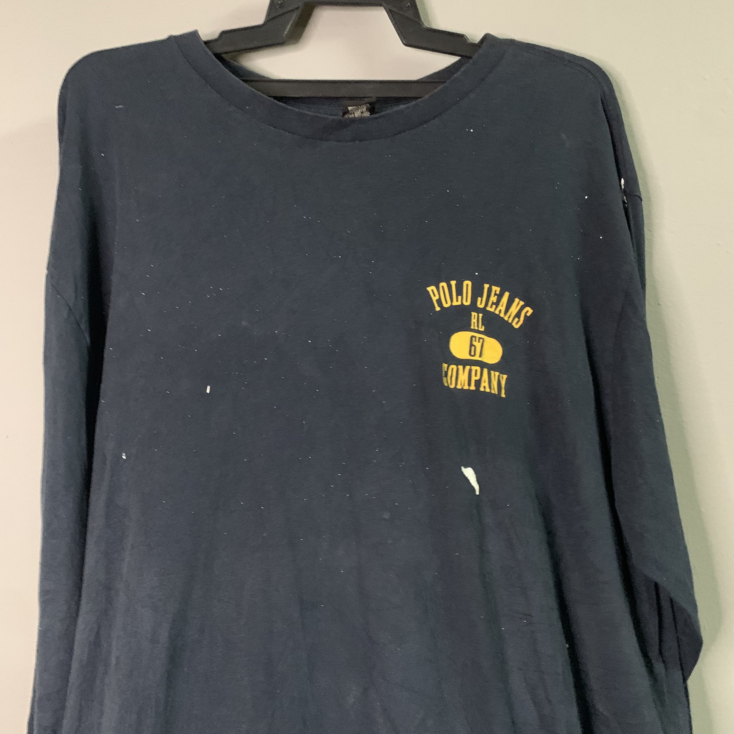 Polo Ralph Lauren Polo By Ralph Lauren Long Sleeve Faded Tshirt Large size Size US L / EU 52-54 / 3 - 8 Thumbnail