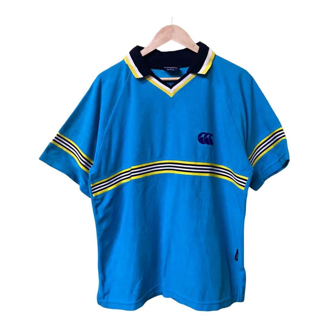Polo shirt v neck Canterbury of new zewland made in Japan