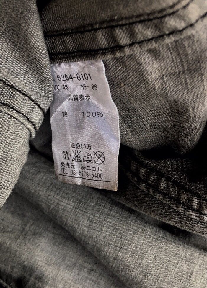 Japanese Brand JapaneseBrand Nicole Club For Men ButtonUp Shirt Jeans Style Size US S / EU 44-46 / 1 - 4 Thumbnail
