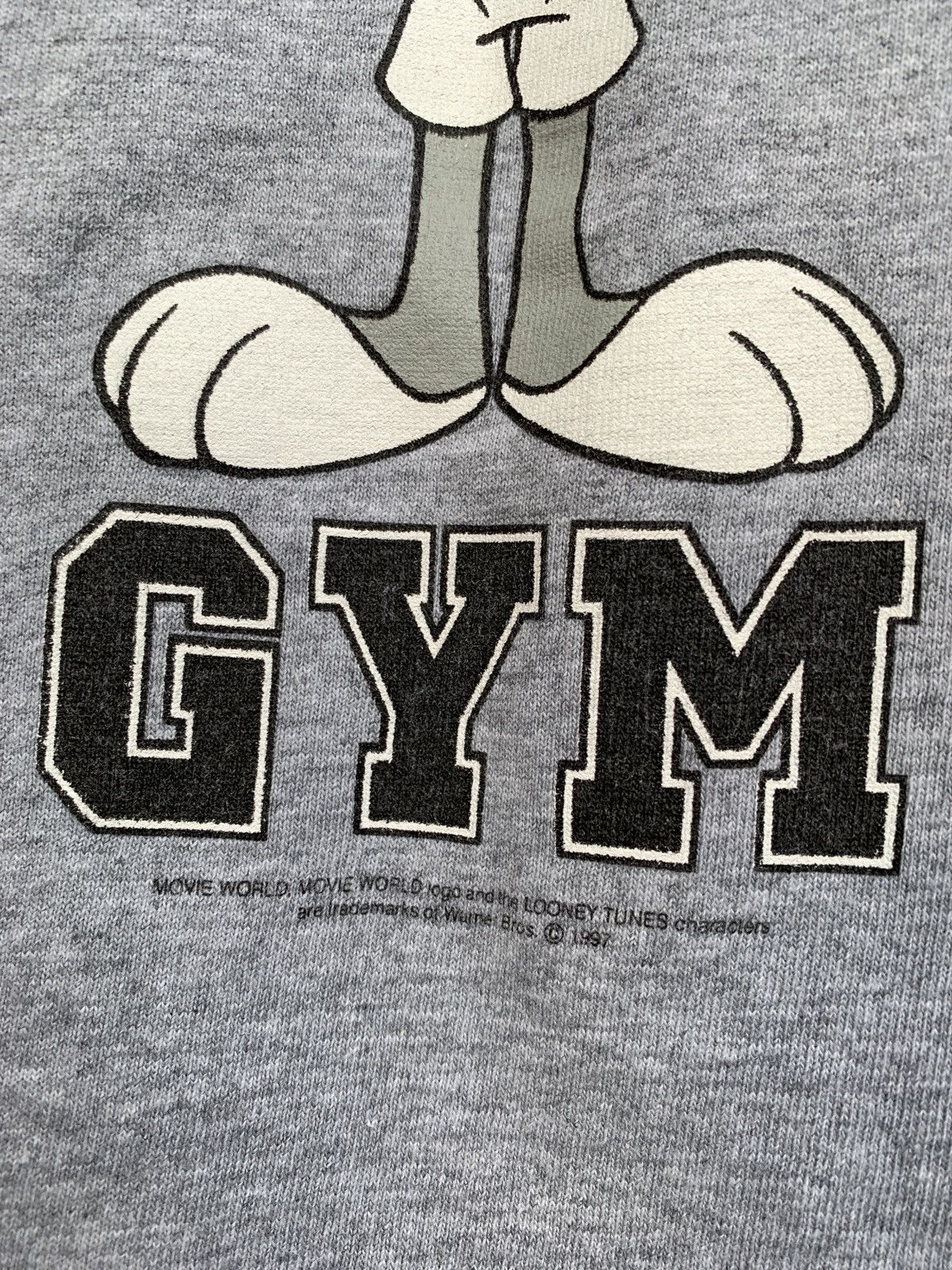 Cartoon Network 1997 Vintage Warner Bros Bugs Bunny Movie World Gym T-Shirt Size US M / EU 48-50 / 2 - 7 Thumbnail