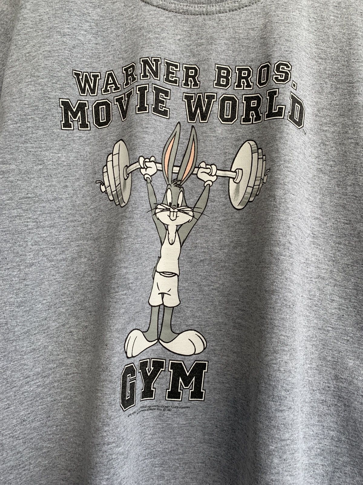 Cartoon Network 1997 Vintage Warner Bros Bugs Bunny Movie World Gym T-Shirt Size US M / EU 48-50 / 2 - 6 Thumbnail