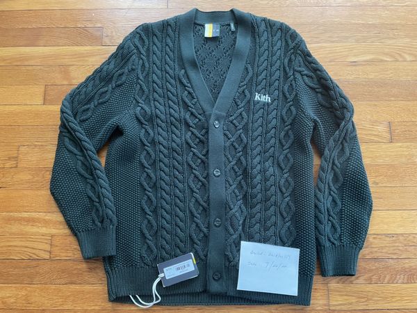 Kith Kith Gramercy Cable Cardigan - Stadium | Grailed