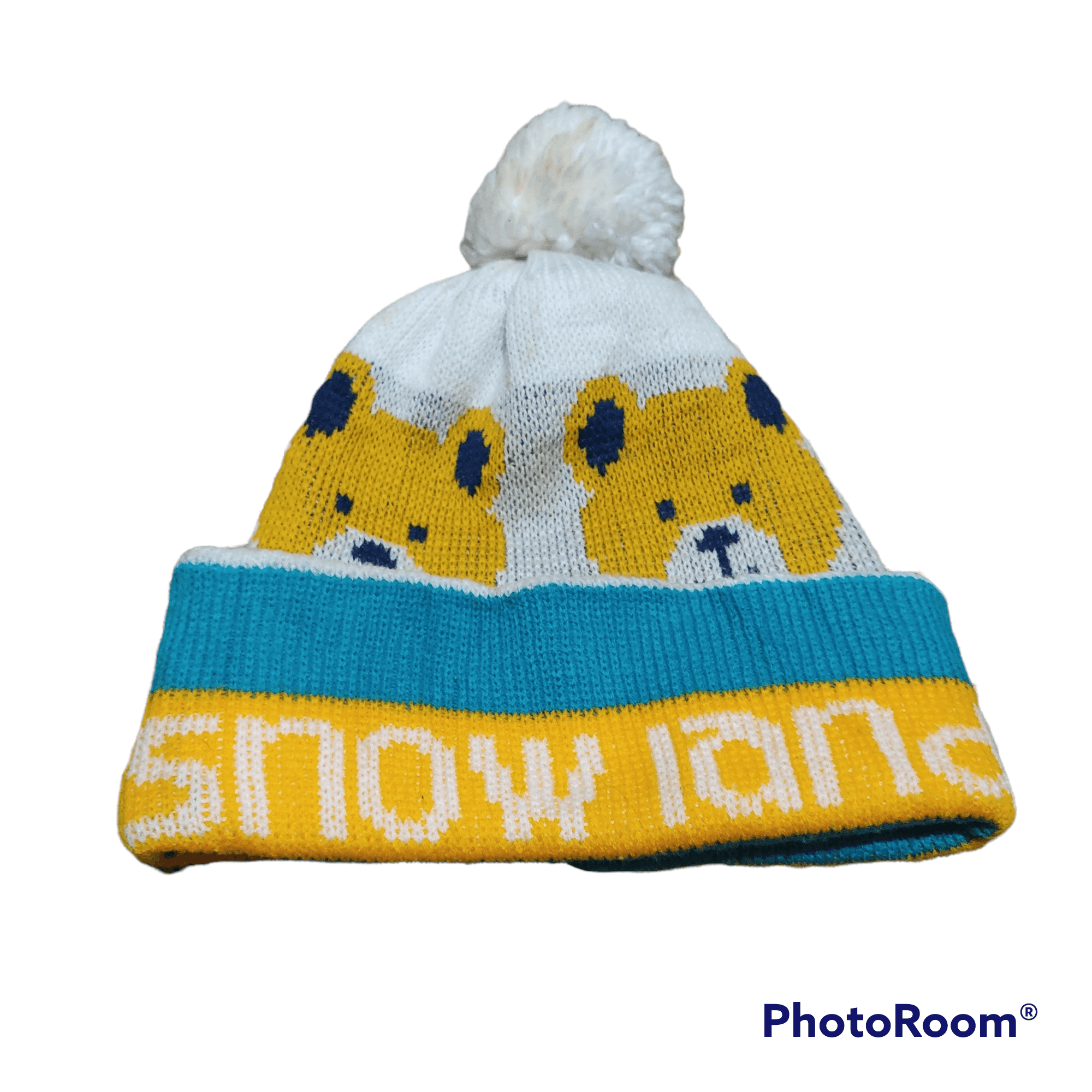 Other Snow Land Beanie Hat Teadybear Knitted Size ONE SIZE - 5 Thumbnail