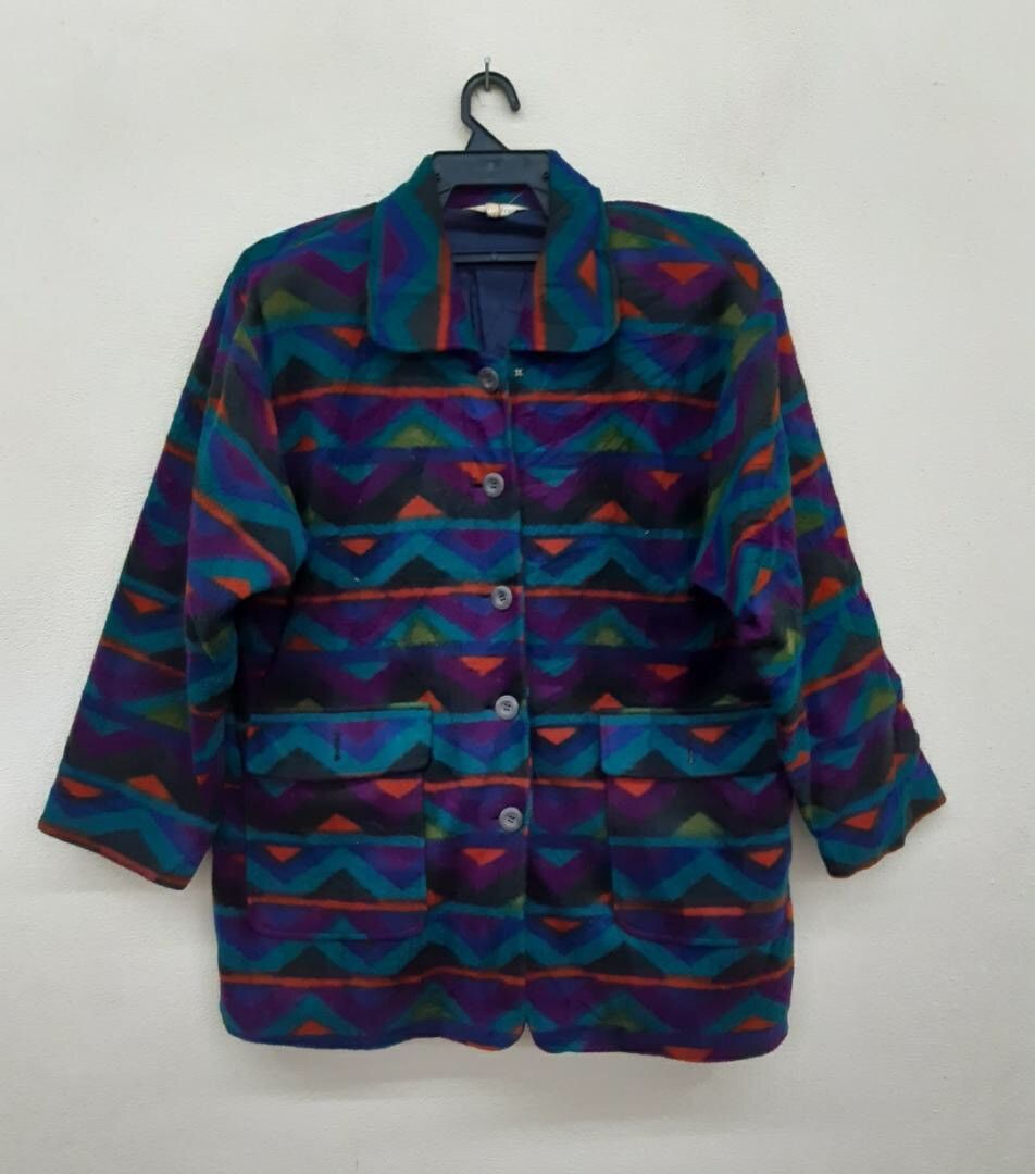 Japanese Brand Najavo Design Fleece Jacket Size US L / EU 52-54 / 3 - 1 Thumbnail