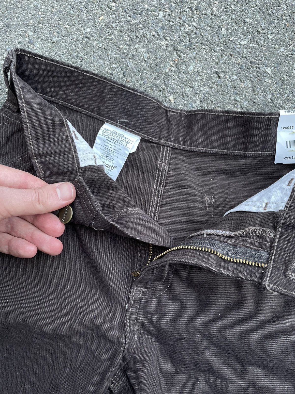 Carhartt × Carhartt Wip Carhartt Work in Progress Brown Junior 12-16y Short (XS) Size US 29 - 9 Thumbnail