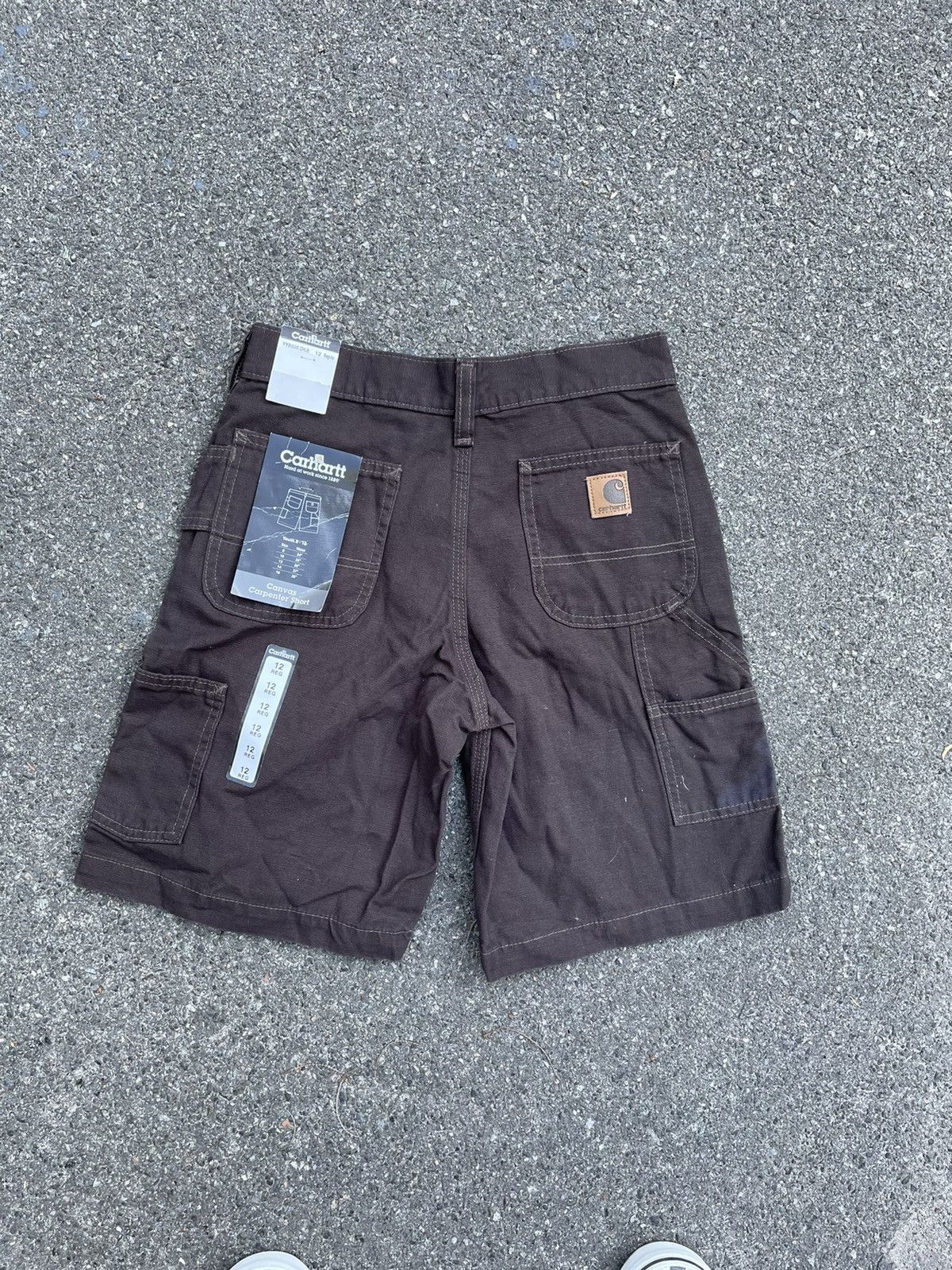 Carhartt × Carhartt Wip Carhartt Work in Progress Brown Junior 12-16y Short (XS) Size US 29 - 4 Thumbnail