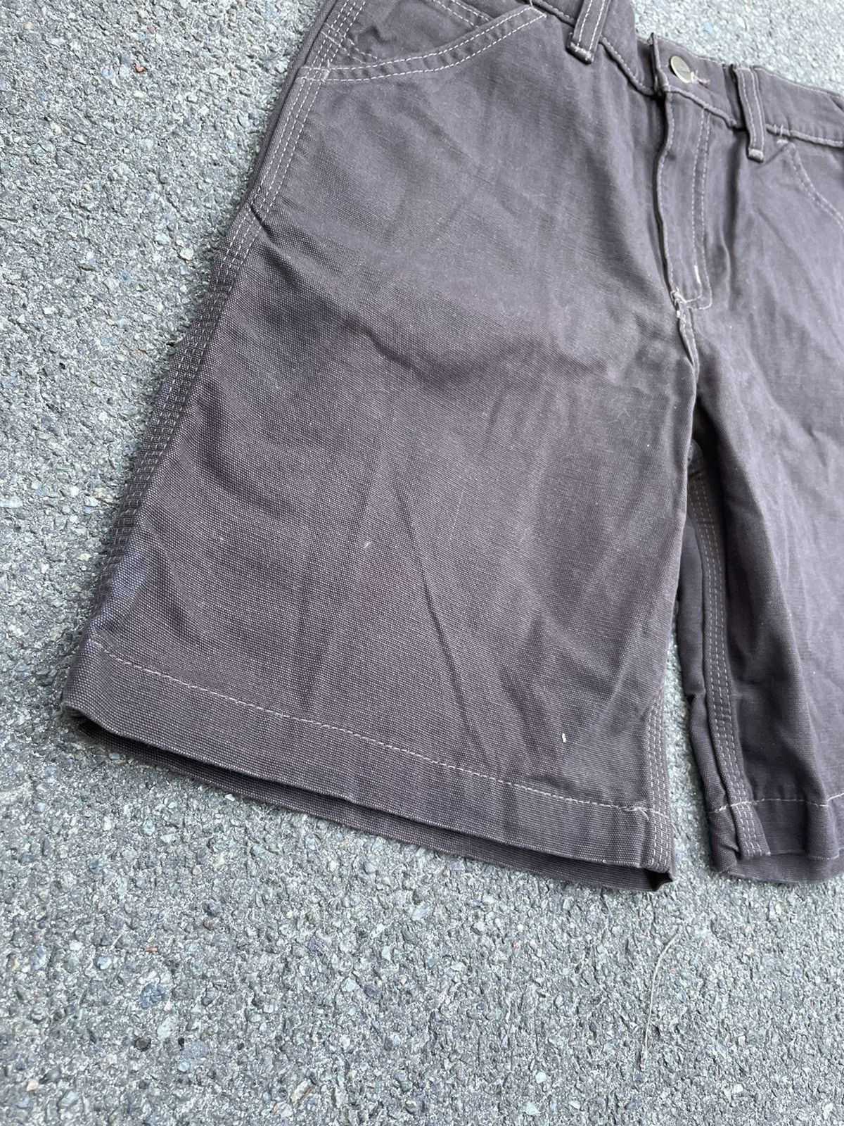 Carhartt × Carhartt Wip Carhartt Work in Progress Brown Junior 12-16y Short (XS) Size US 29 - 3 Thumbnail
