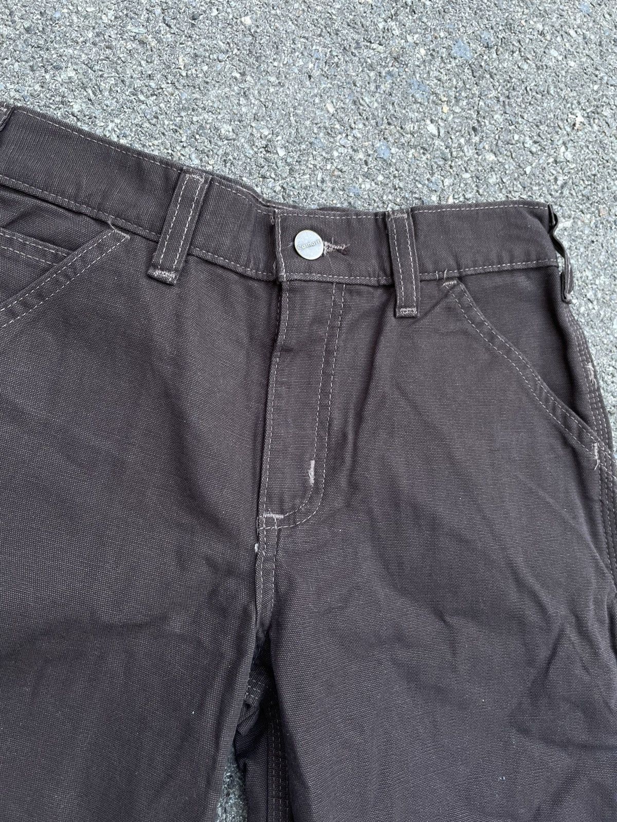 Carhartt × Carhartt Wip Carhartt Work in Progress Brown Junior 12-16y Short (XS) Size US 29 - 2 Thumbnail