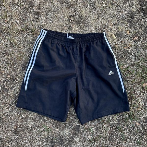 Adidas Vintage Y2K Drill Adidas Stripes Logo Shorts Streetwear 90s ...