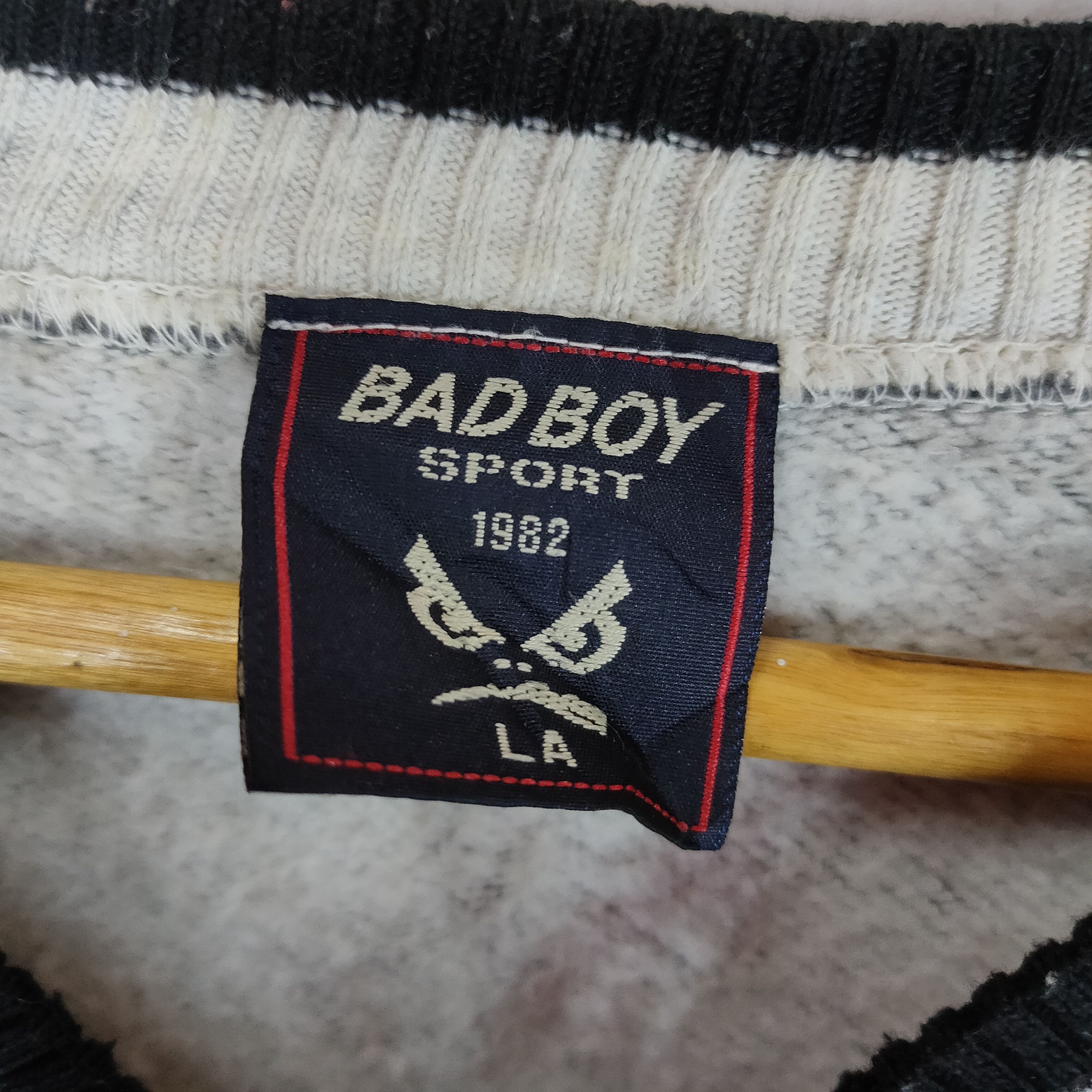 Japanese Brand Vintage BAD BOY Big Embroidery logo Full Zipper Sweater Size US L / EU 52-54 / 3 - 4 Thumbnail