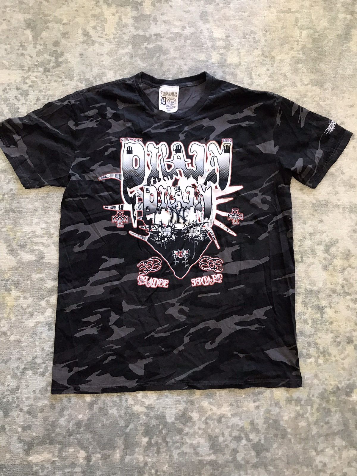 Drain Gang × Sad Boys Sbe Merch Bladee Drain Gang NYC exclusive T shirt ...