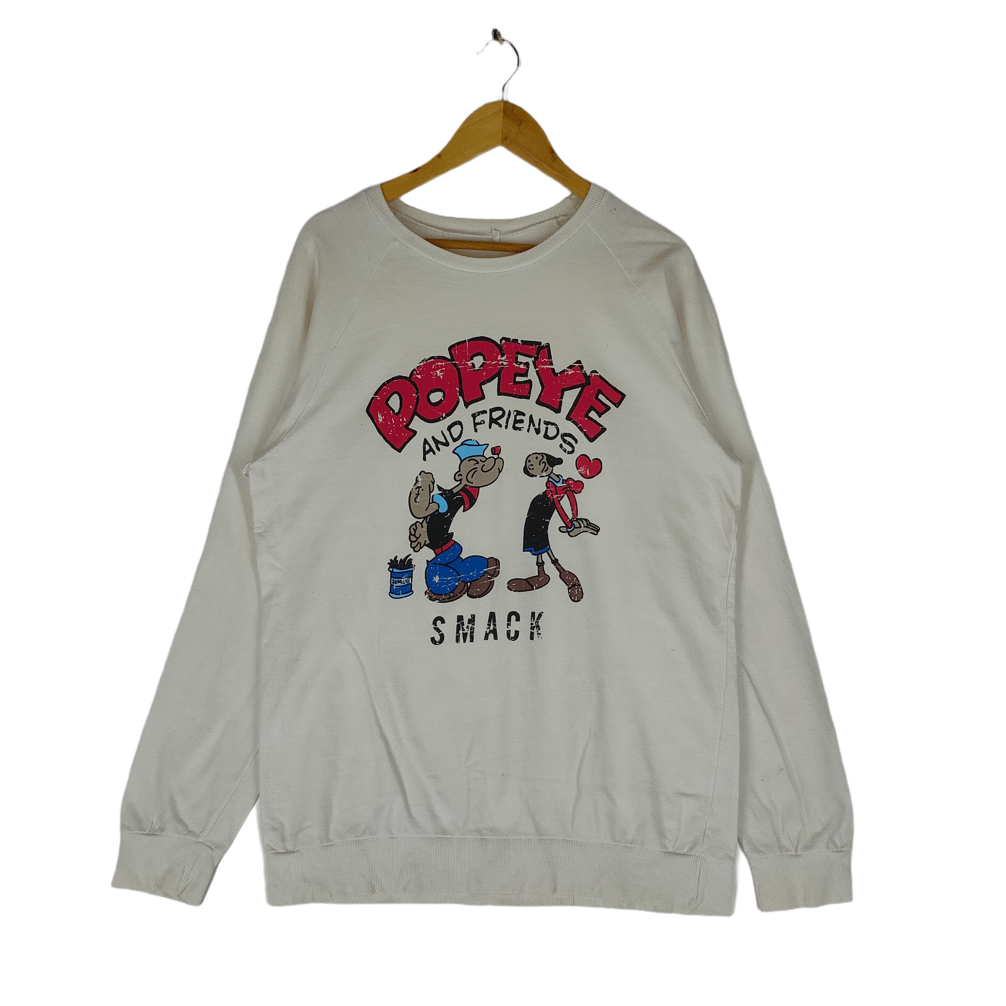 Cartoon Network POPEYE & OLIVE Big Printed Family L Size Sweatshirt Size US L / EU 52-54 / 3 - 1 Thumbnail
