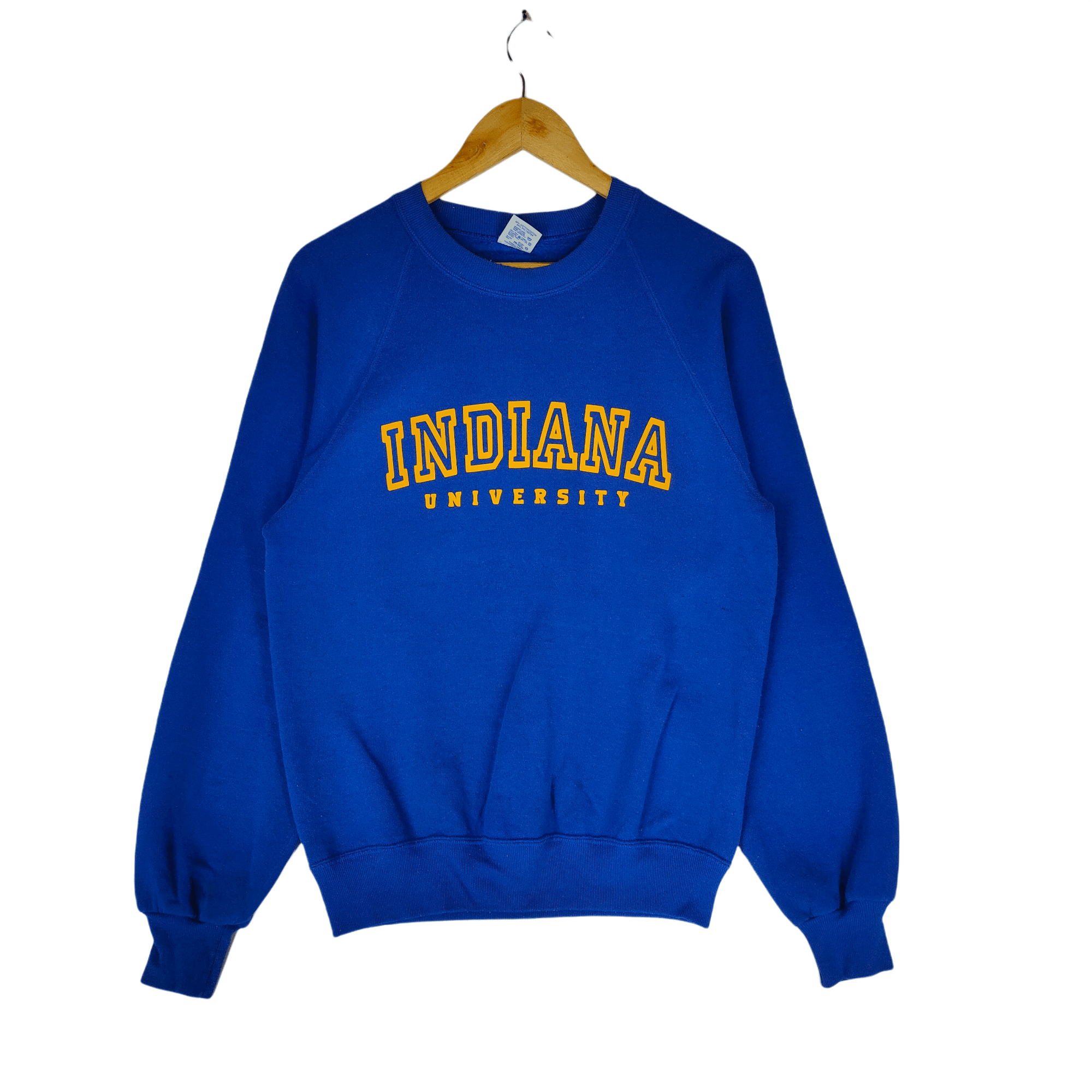 Vintage Vintage INDIANA UNIVERSITY Spellout Made in USA Sweatshirt Size US M / EU 48-50 / 2 - 1 Thumbnail