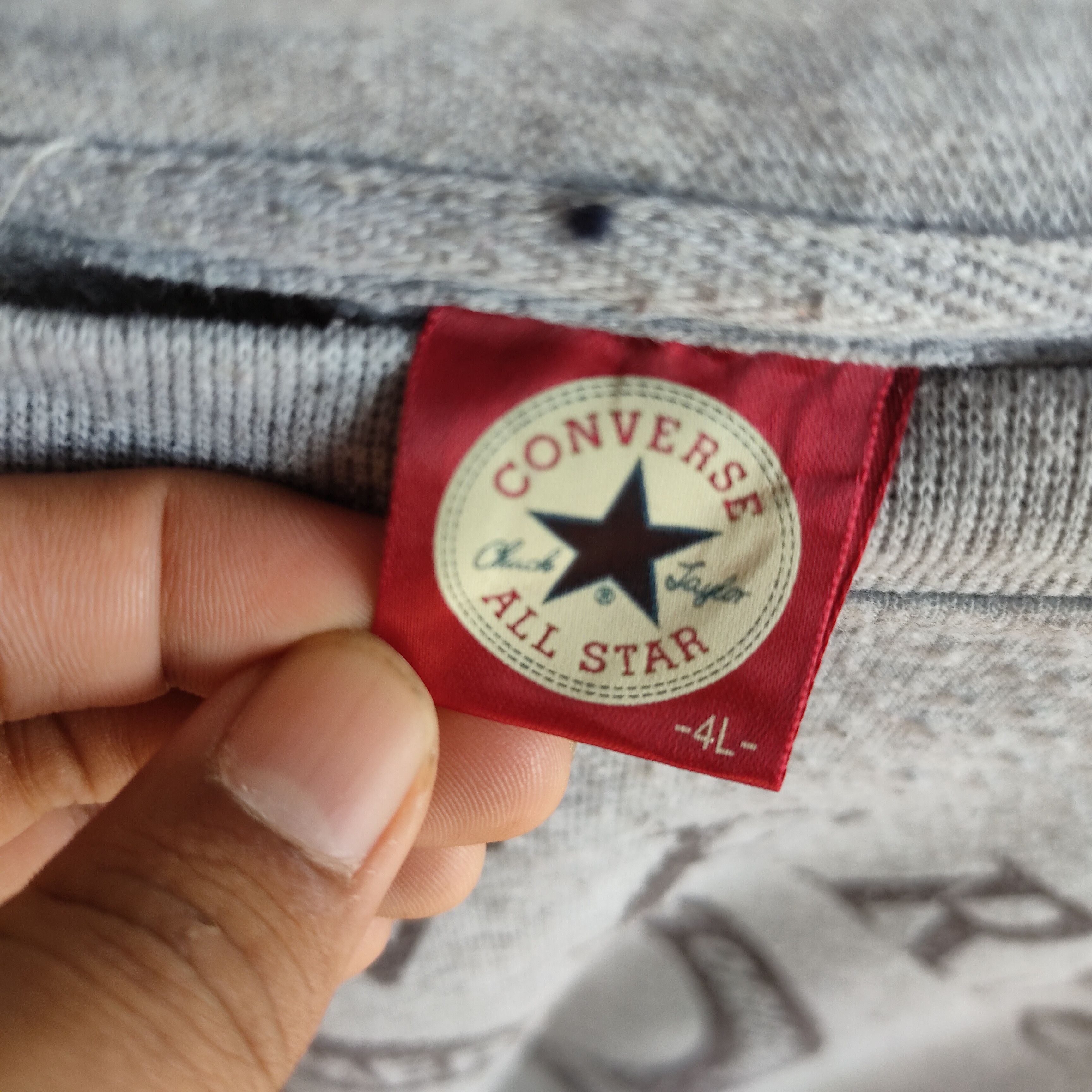 Converse CONVERSE Big Logo Spell Out Rare Sweatshirt Size US XXL / EU 58 / 5 - 3 Thumbnail