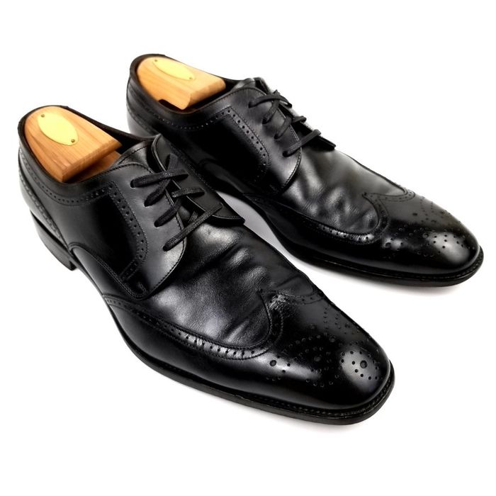 Salvatore Ferragamo Salvatore Ferragamo Luxury Black Brogue Oxford ...