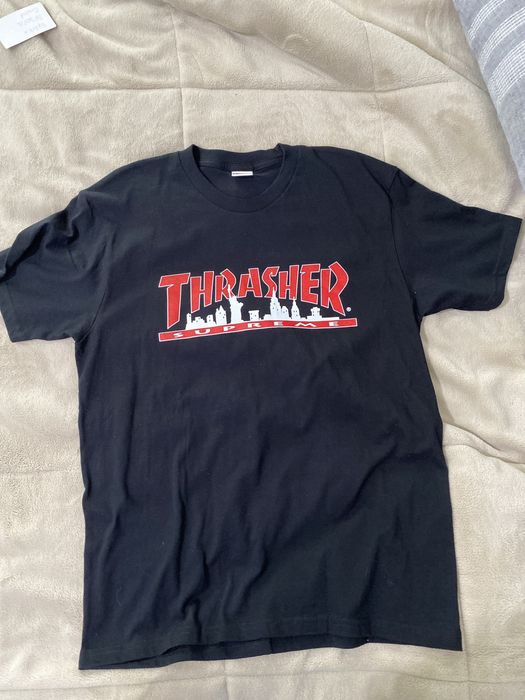 Thrasher x supreme store tee