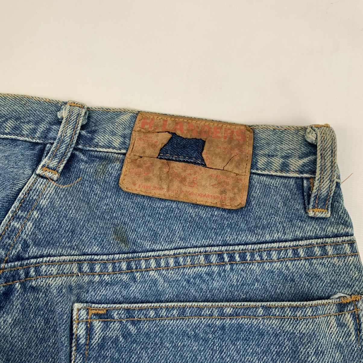 Vintage Vintage Designer H. Landers Patchwork Style Denim Jeans Pant Size US 27 - 11 Thumbnail