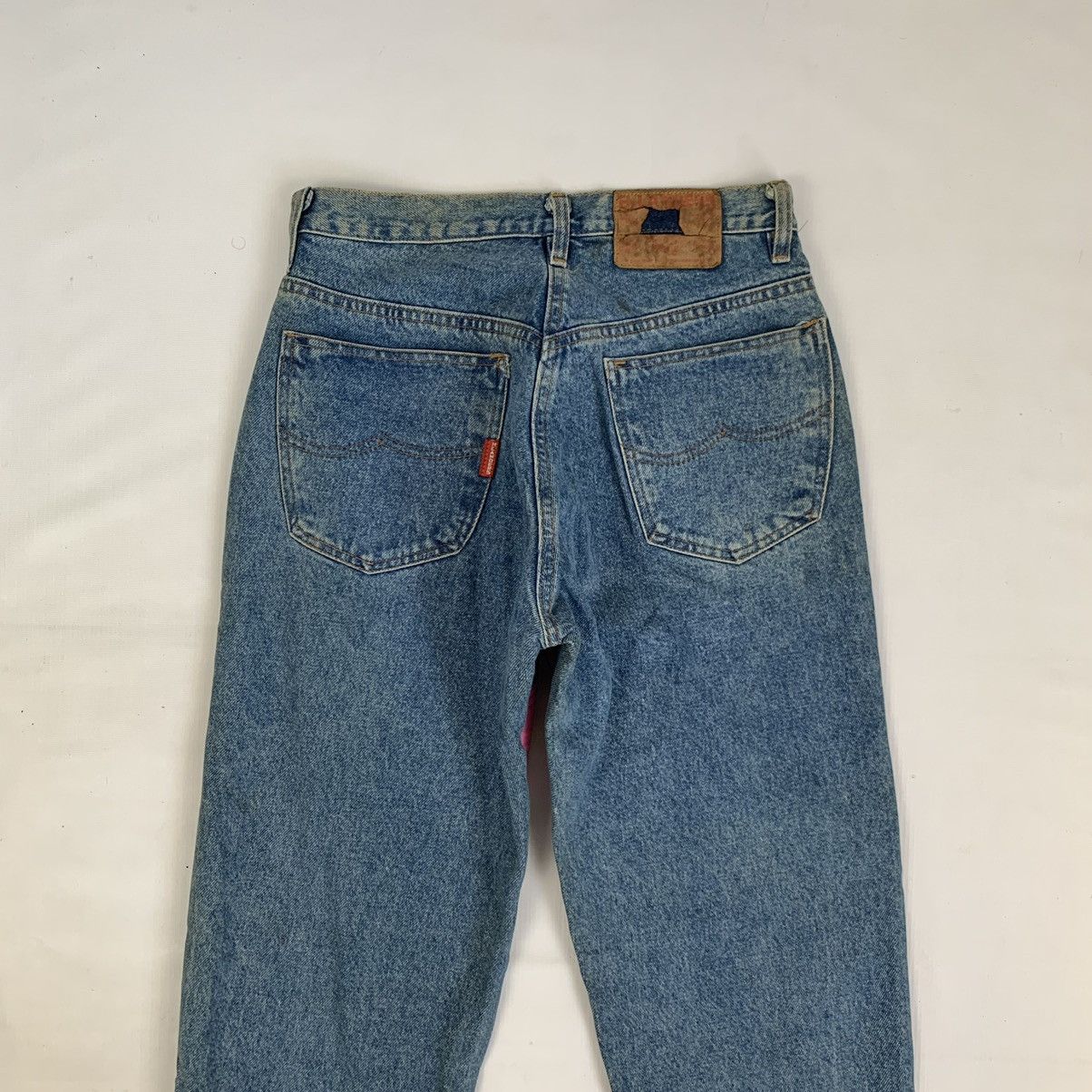 Vintage Vintage Designer H. Landers Patchwork Style Denim Jeans Pant Size US 27 - 9 Thumbnail