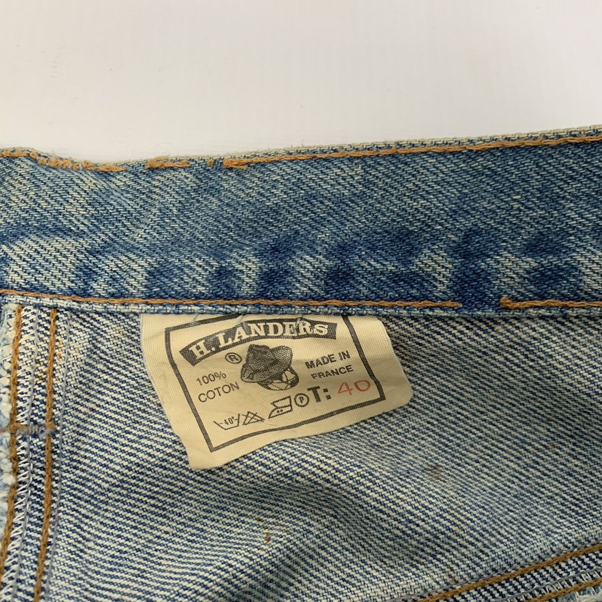 Vintage Vintage Designer H. Landers Patchwork Style Denim Jeans Pant Size US 27 - 13 Thumbnail