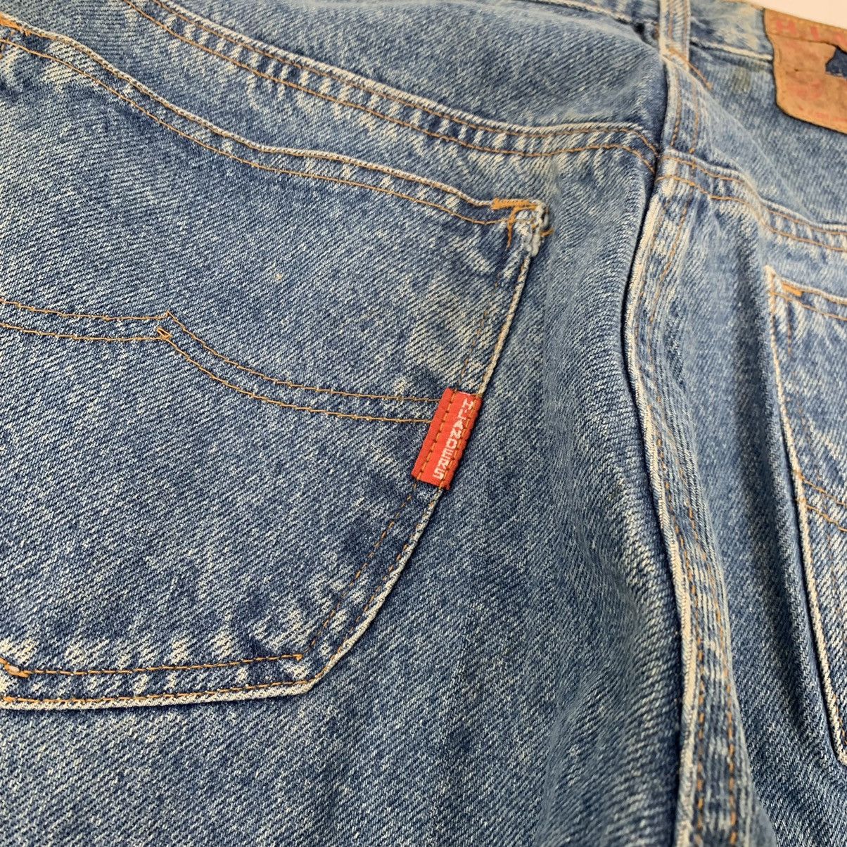 Vintage Vintage Designer H. Landers Patchwork Style Denim Jeans Pant Size US 27 - 10 Thumbnail