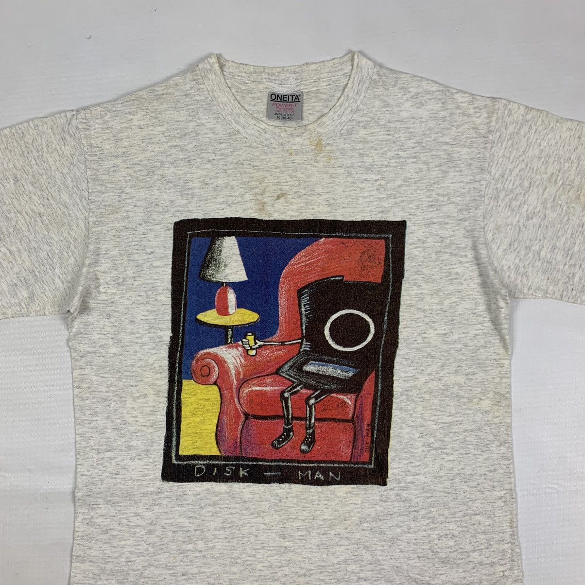 Vintage Vintage Disk-Man Pop Art Shirt Size US M / EU 48-50 / 2 - 4 Thumbnail