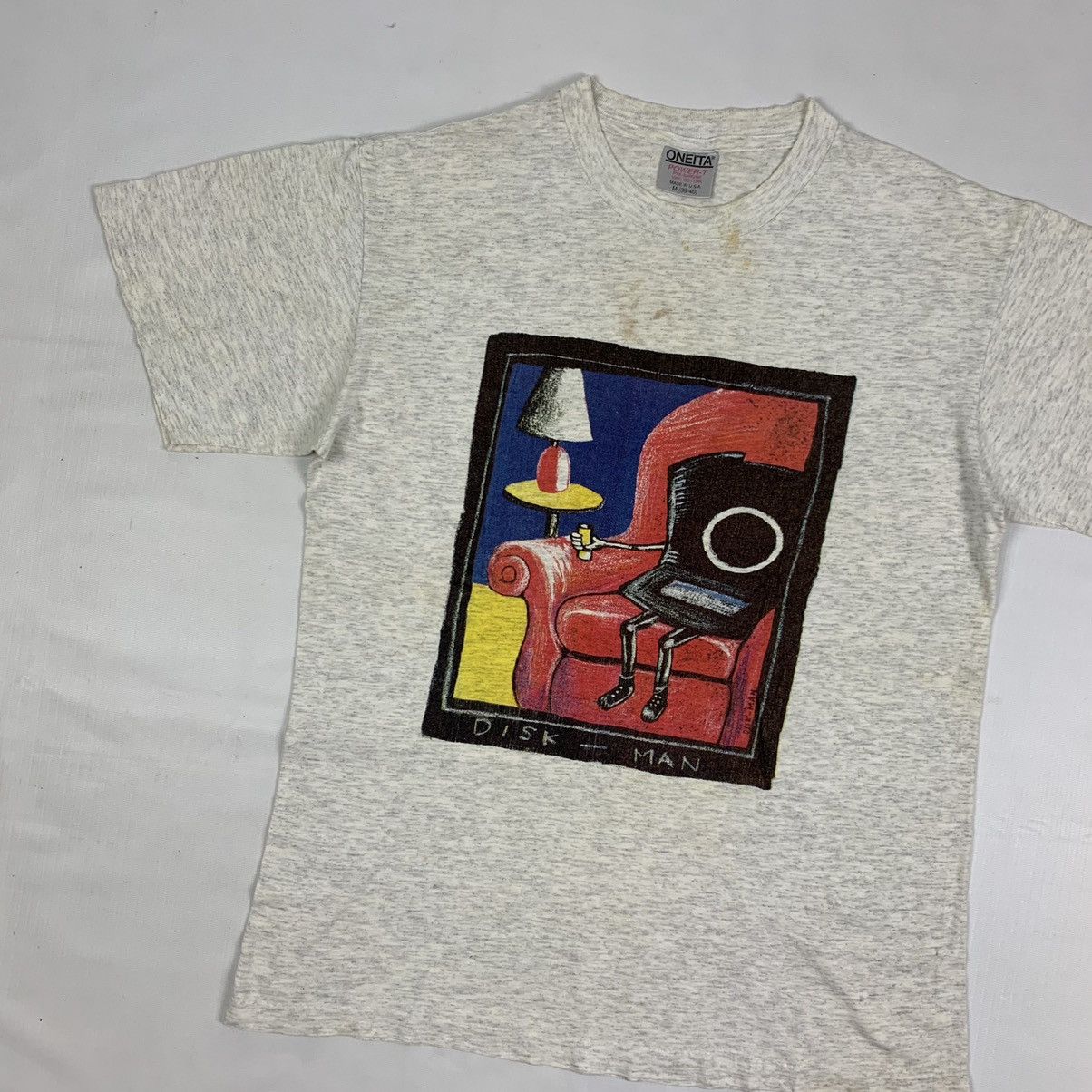 Vintage Vintage Disk-Man Pop Art Shirt Size US M / EU 48-50 / 2 - 2 Thumbnail