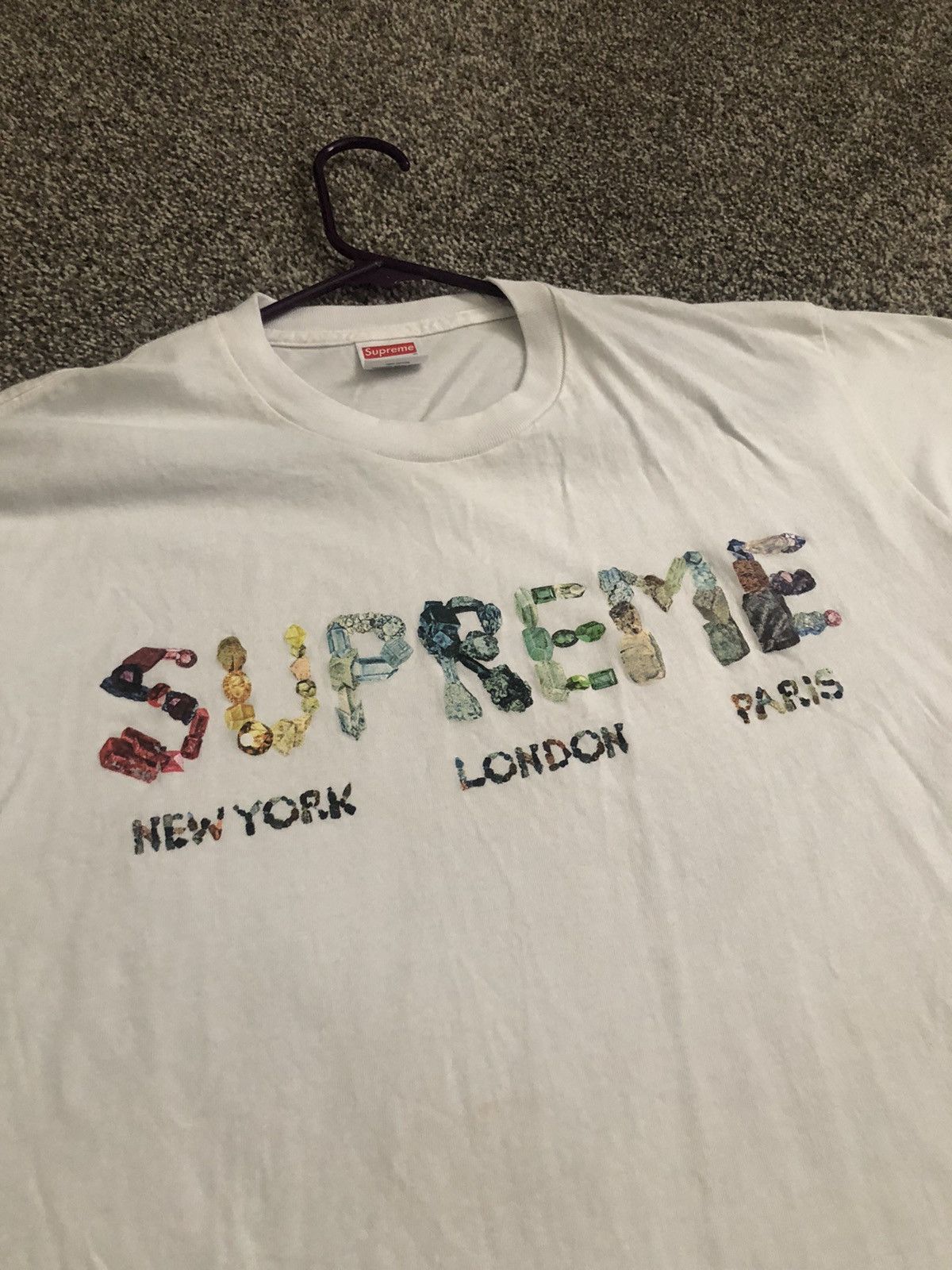 Supreme Supreme Rocks Shirt (M) Size US M / EU 48-50 / 2 - 2 Thumbnail