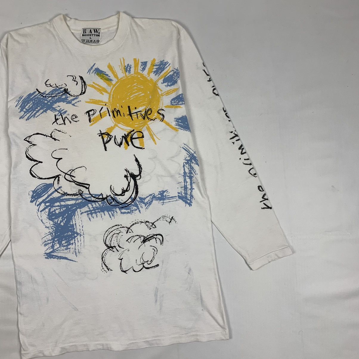 Band Tees Vintage The Primitives Band Pure Album Promote Long Sleeve Size US L / EU 52-54 / 3 - 4 Thumbnail