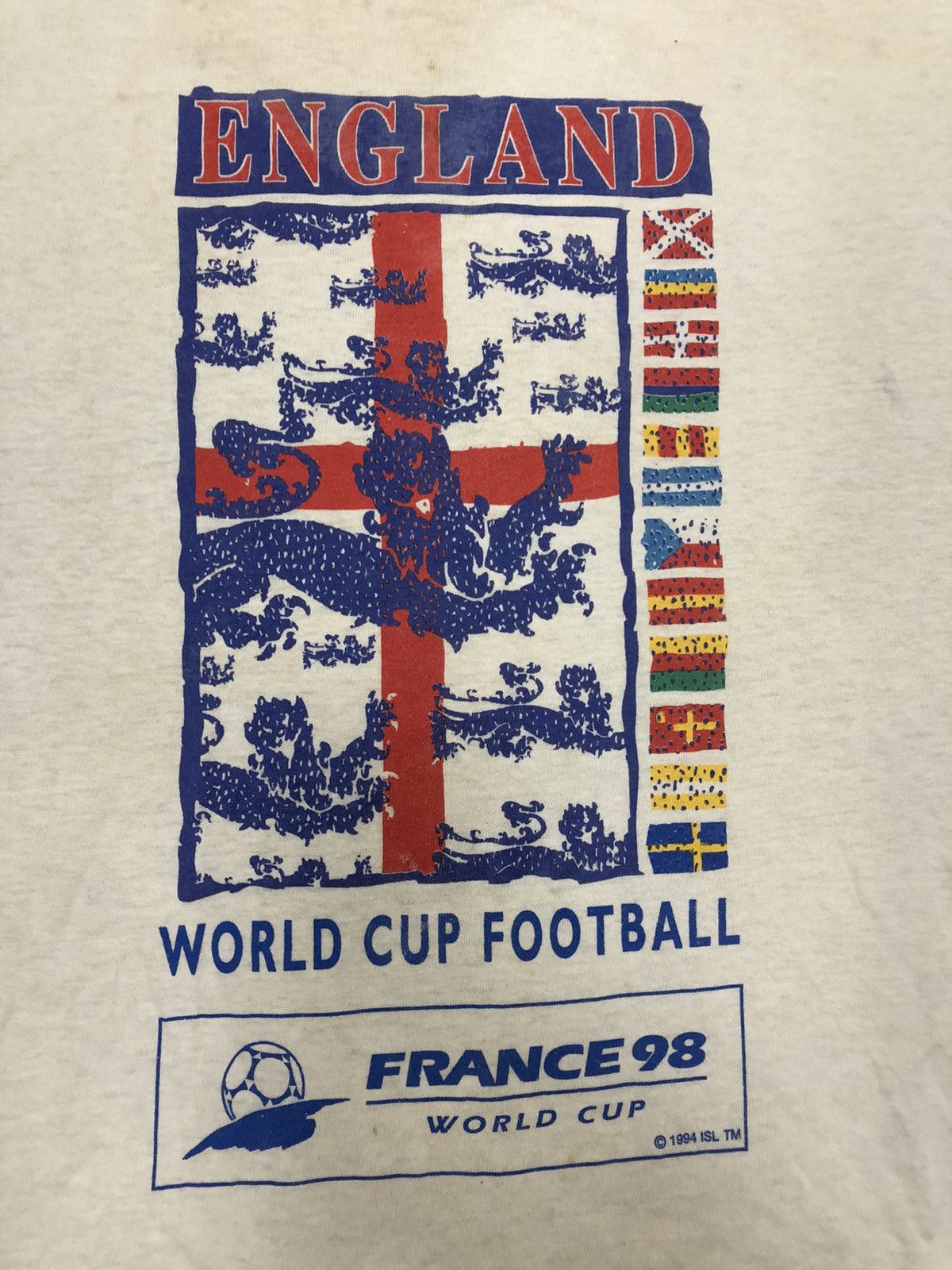 Vintage Vintage football World Cup 1998 Size US XL / EU 56 / 4 - 2 Thumbnail
