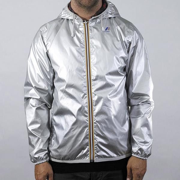 K-Way FINAL DROP Daft Punk Reversible Windbreaker Jacket