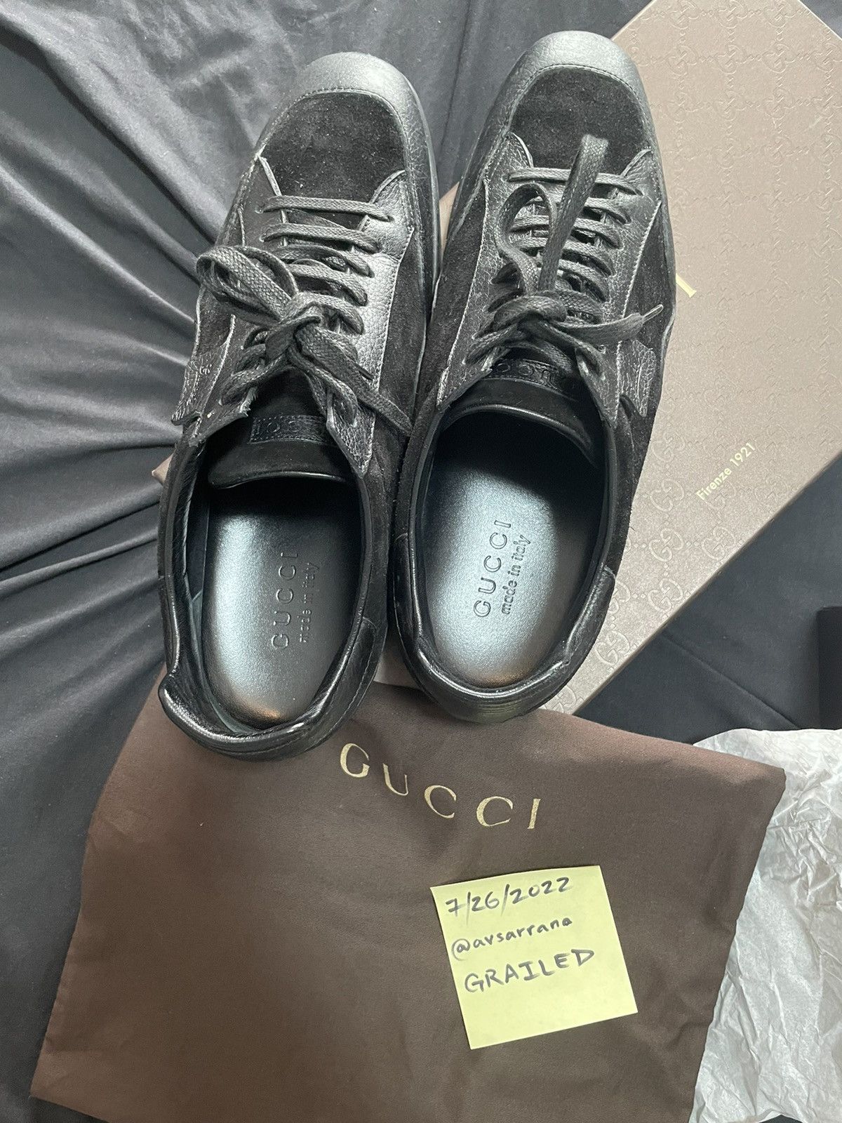 Gucci NEW PRAGA PRINTED/SOFTY TEK - NERO Size US 8 / EU 41 - 6 Thumbnail