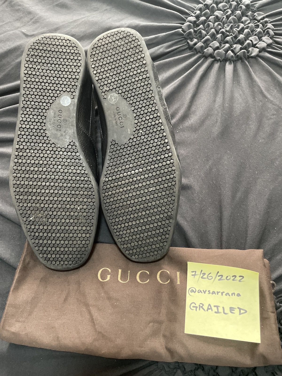 Gucci NEW PRAGA PRINTED/SOFTY TEK - NERO Size US 8 / EU 41 - 7 Thumbnail