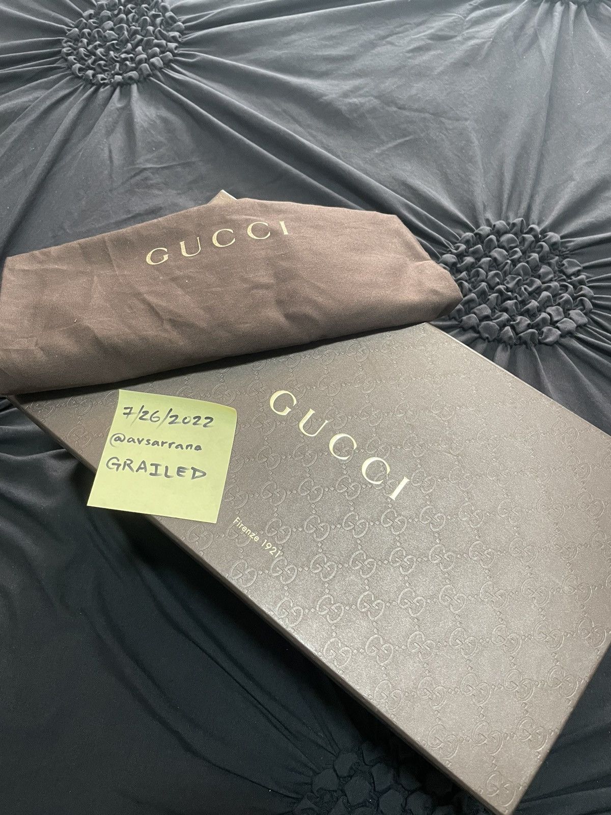 Gucci NEW PRAGA PRINTED/SOFTY TEK - NERO Size US 8 / EU 41 - 11 Thumbnail